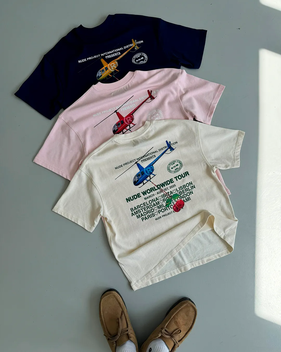 NUDE TOUR TEE NAVY sold by Nude Project product image thumbnail 4