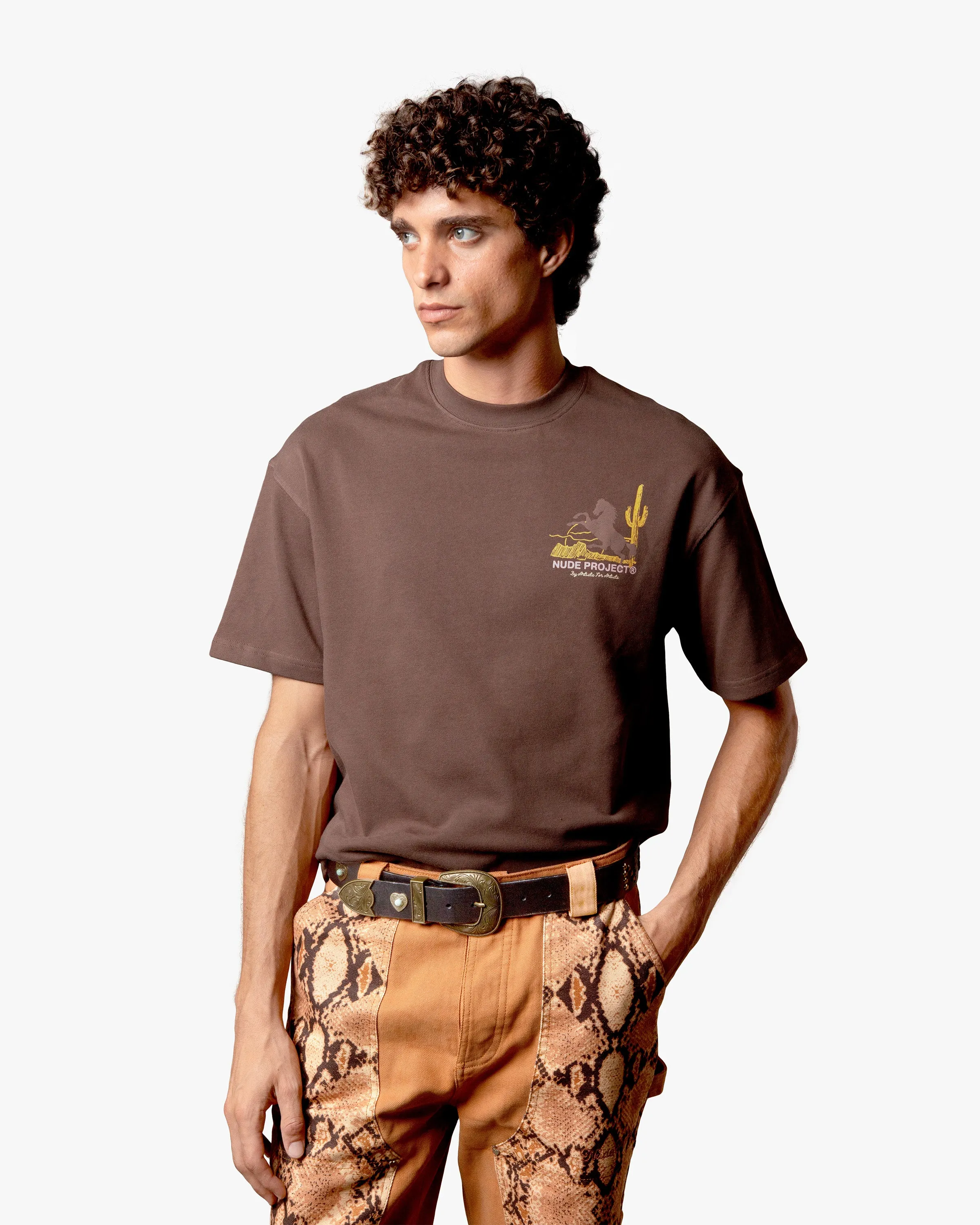 Rodeo Tee Brown sold by Nude Project product image thumbnail 5
