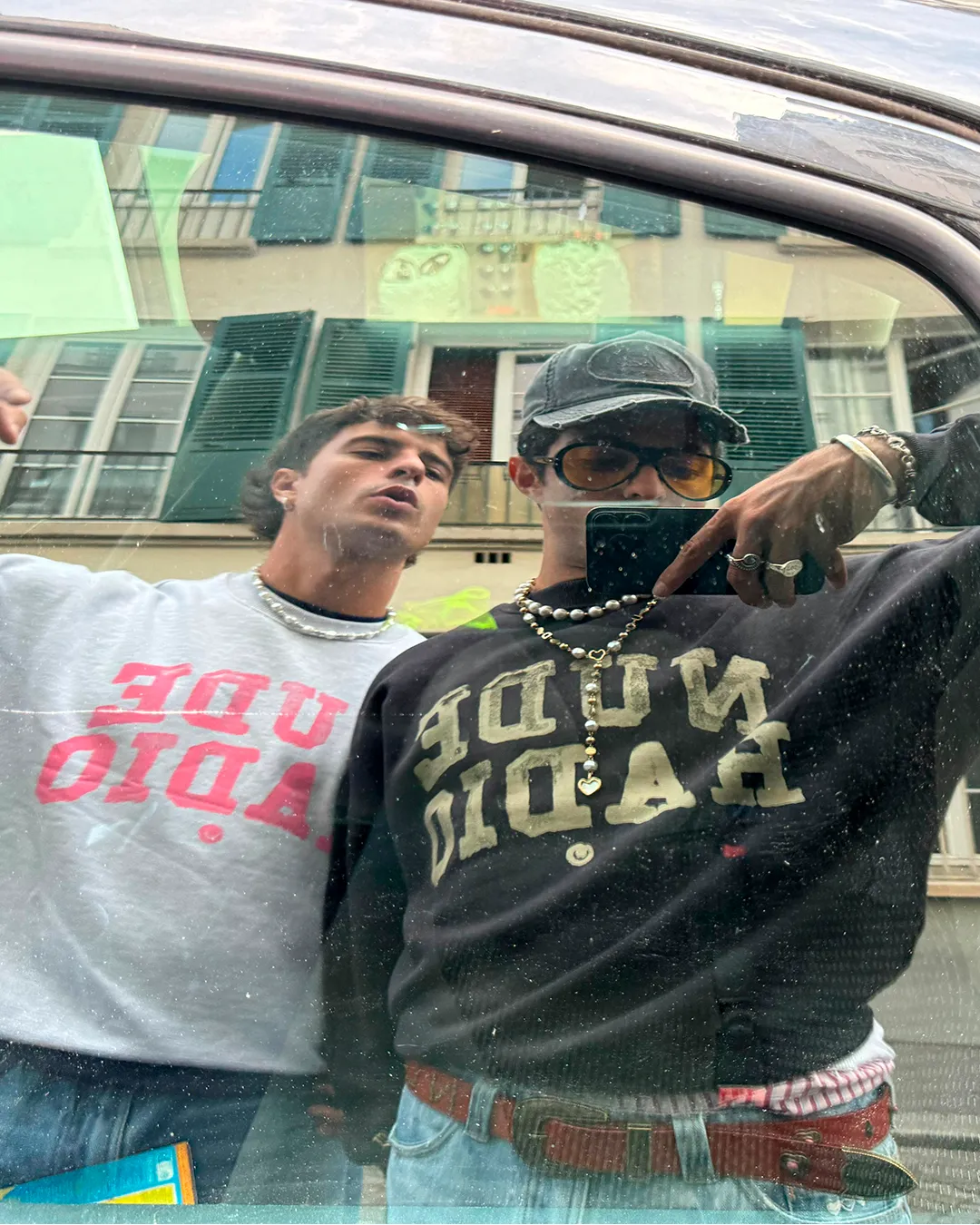 Radio Boxy Sweatshirt Ash sold by Nude Project product image thumbnail 4