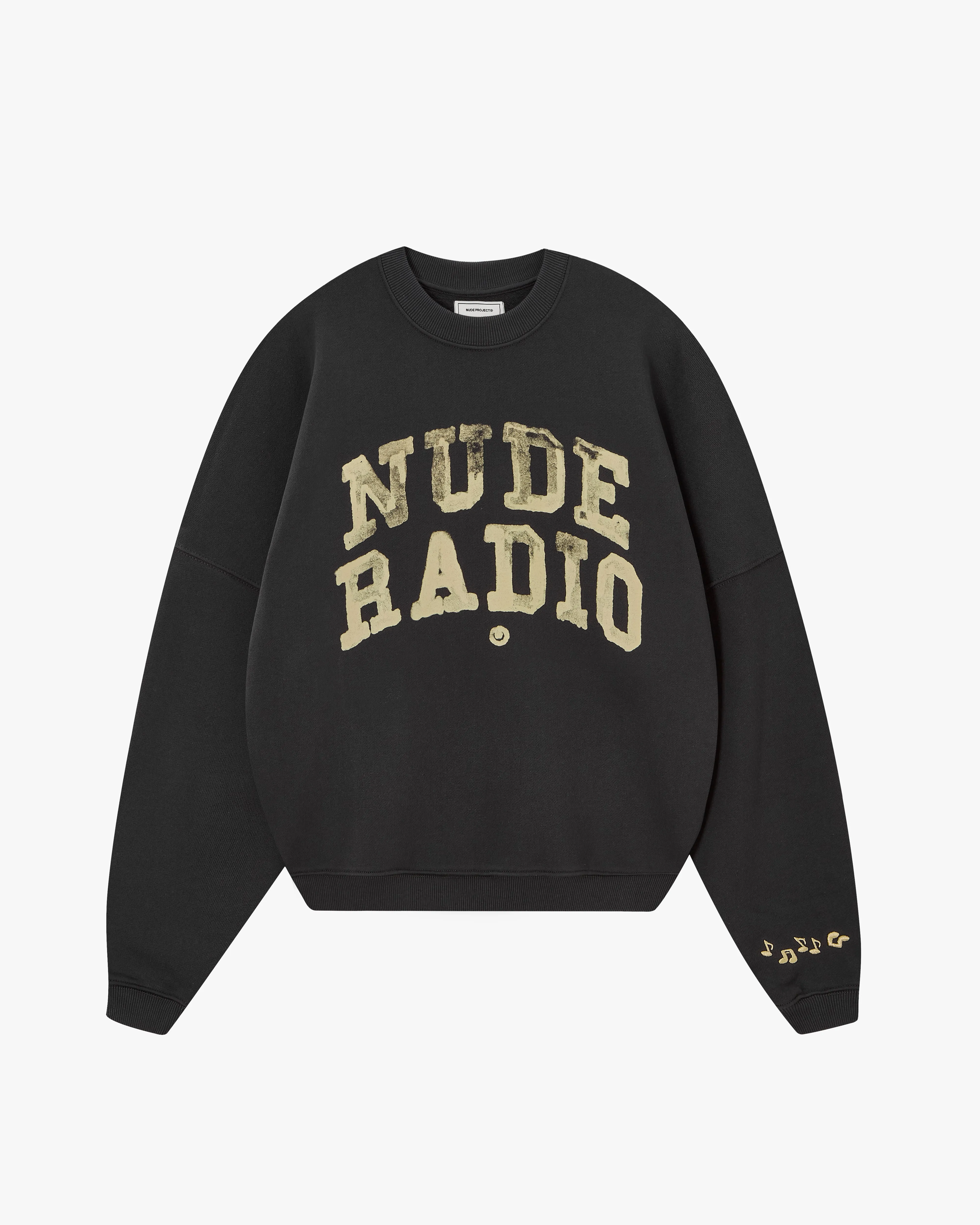 Radio Boxy Sweatshirt Ash sold by Nude Project