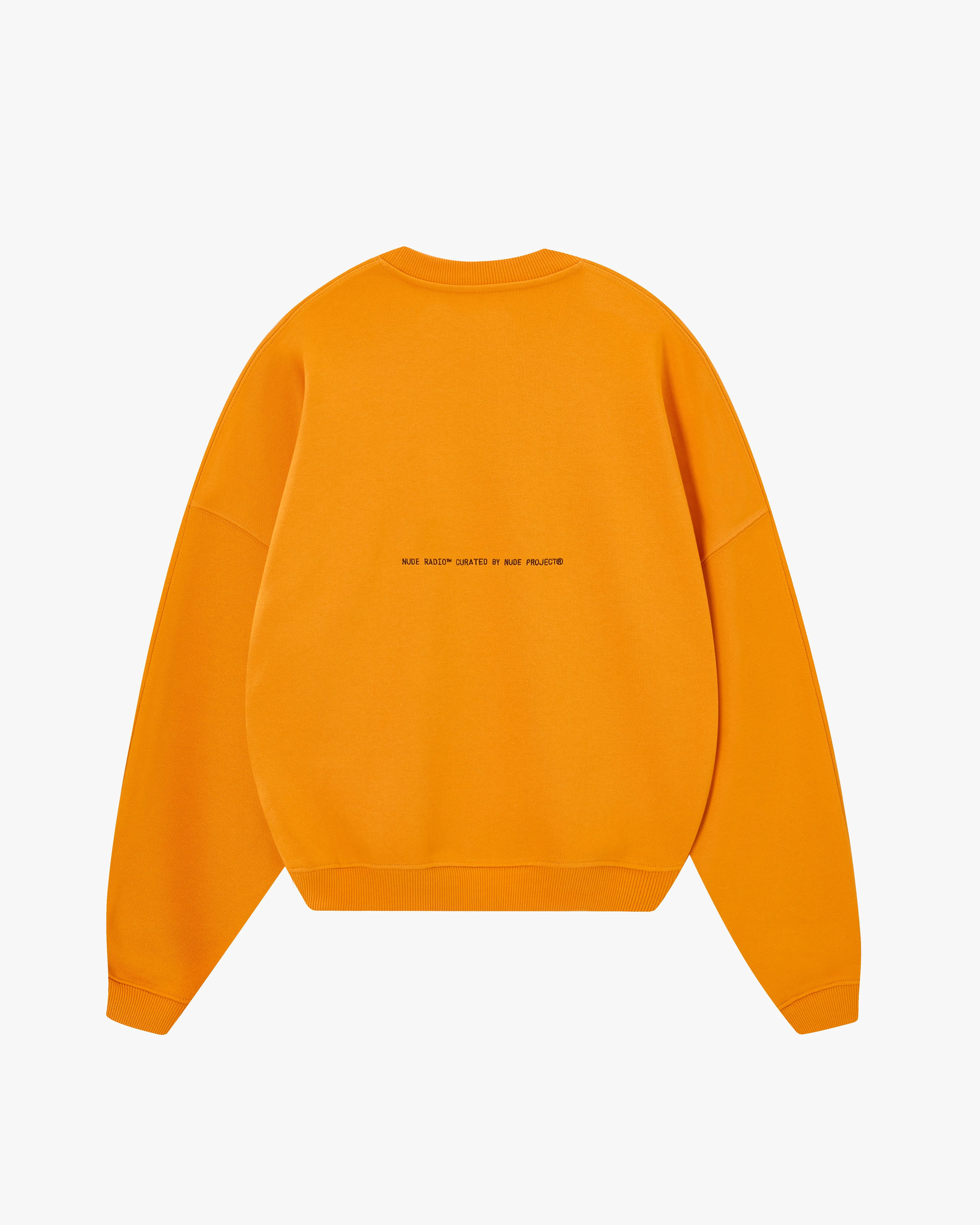 RADIO BOXY SWEATSHIRT ORANGE sold by Nude Project product image thumbnail 3