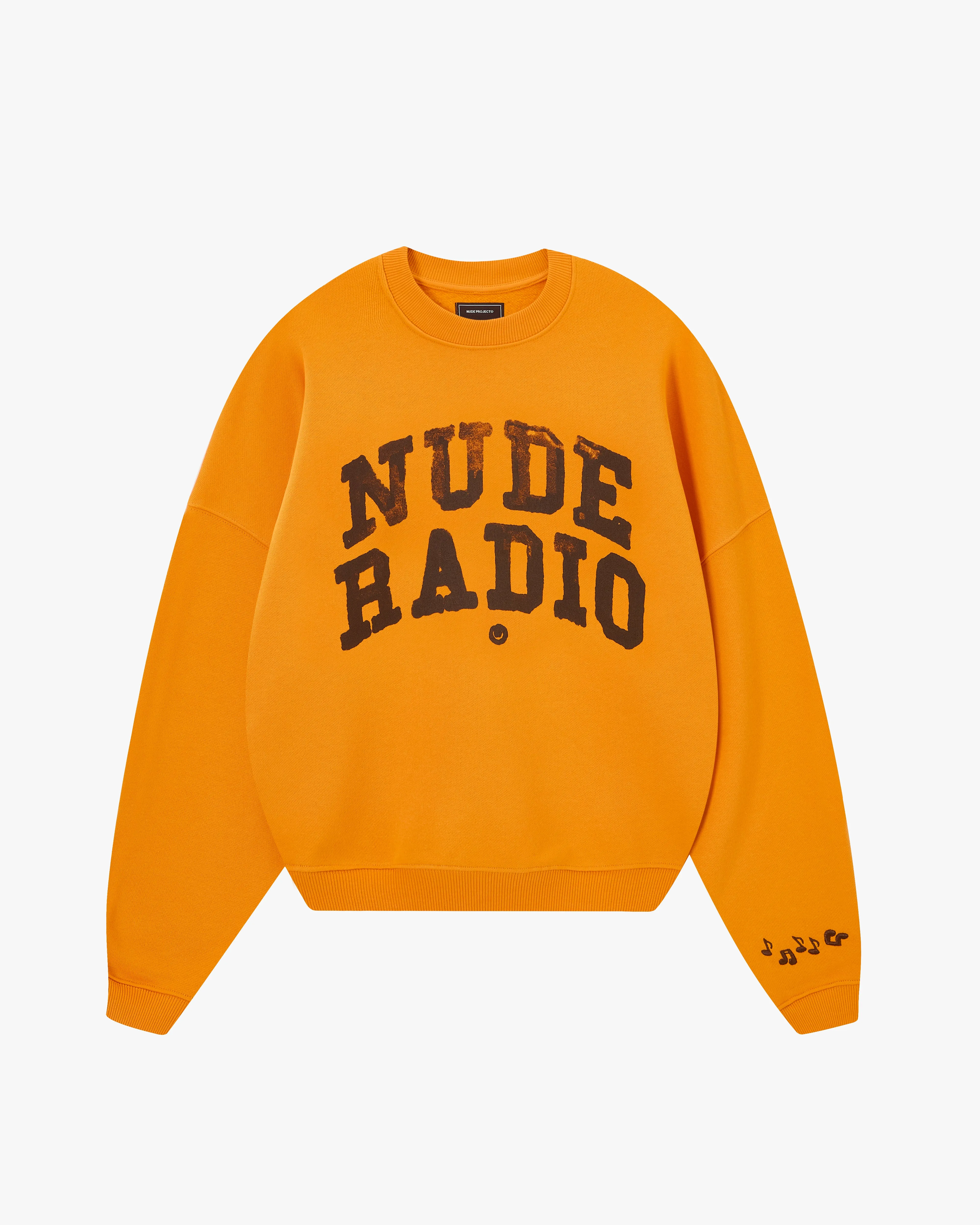 RADIO BOXY SWEATSHIRT ORANGE sold by Nude Project