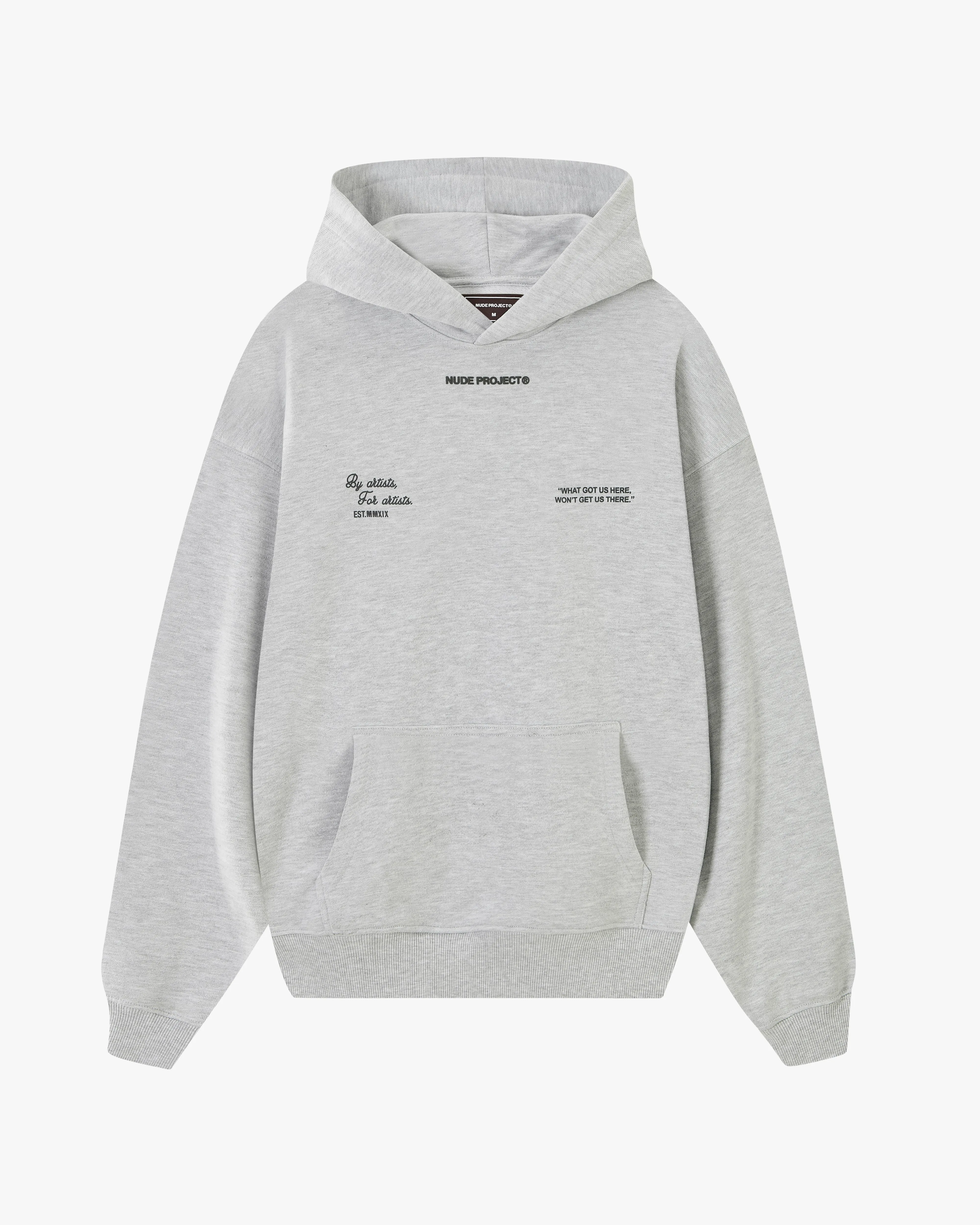 Rodeo Hoodie Grey Melange sold by Nude Project product image thumbnail 2