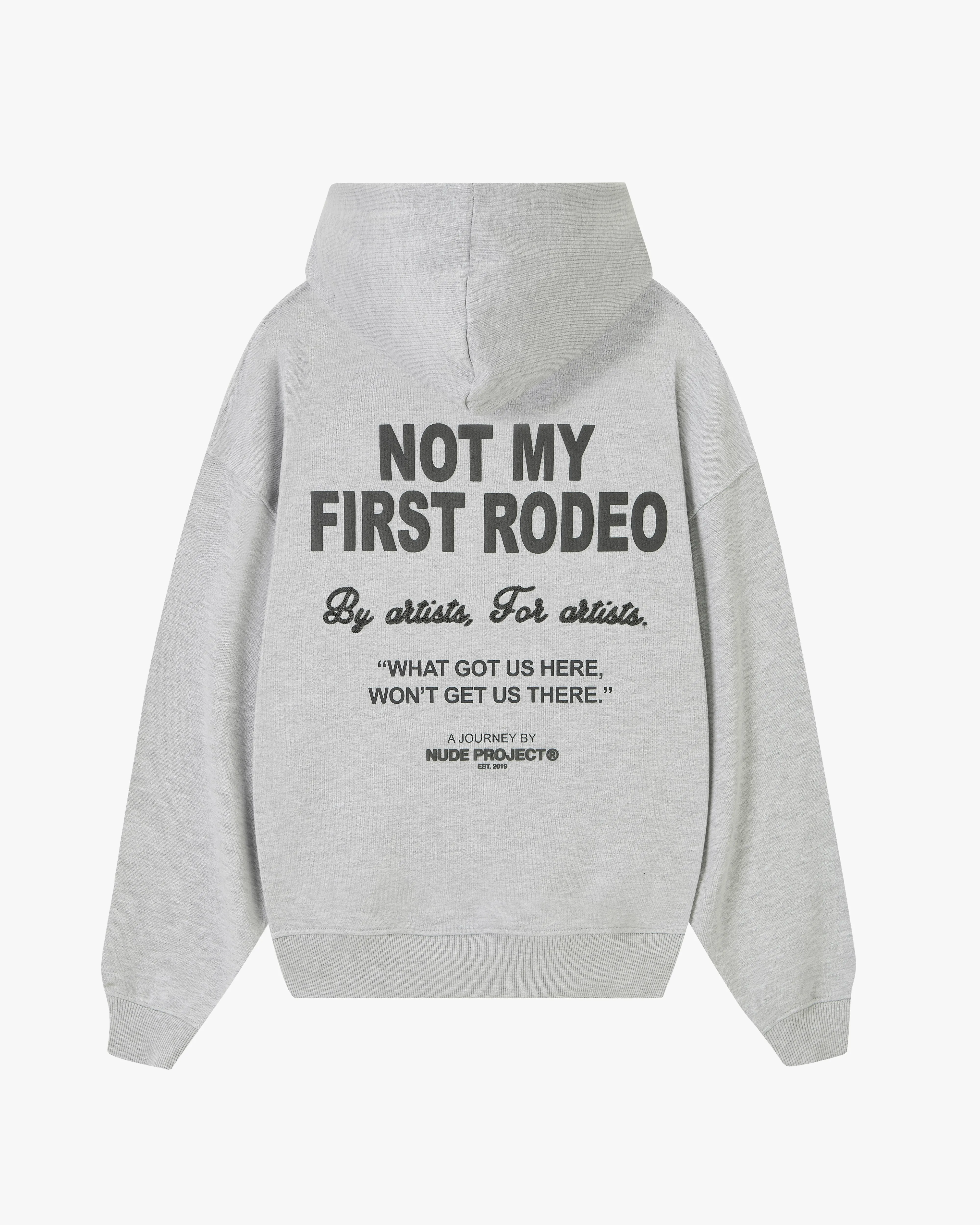 Rodeo Hoodie Grey Melange sold by Nude Project