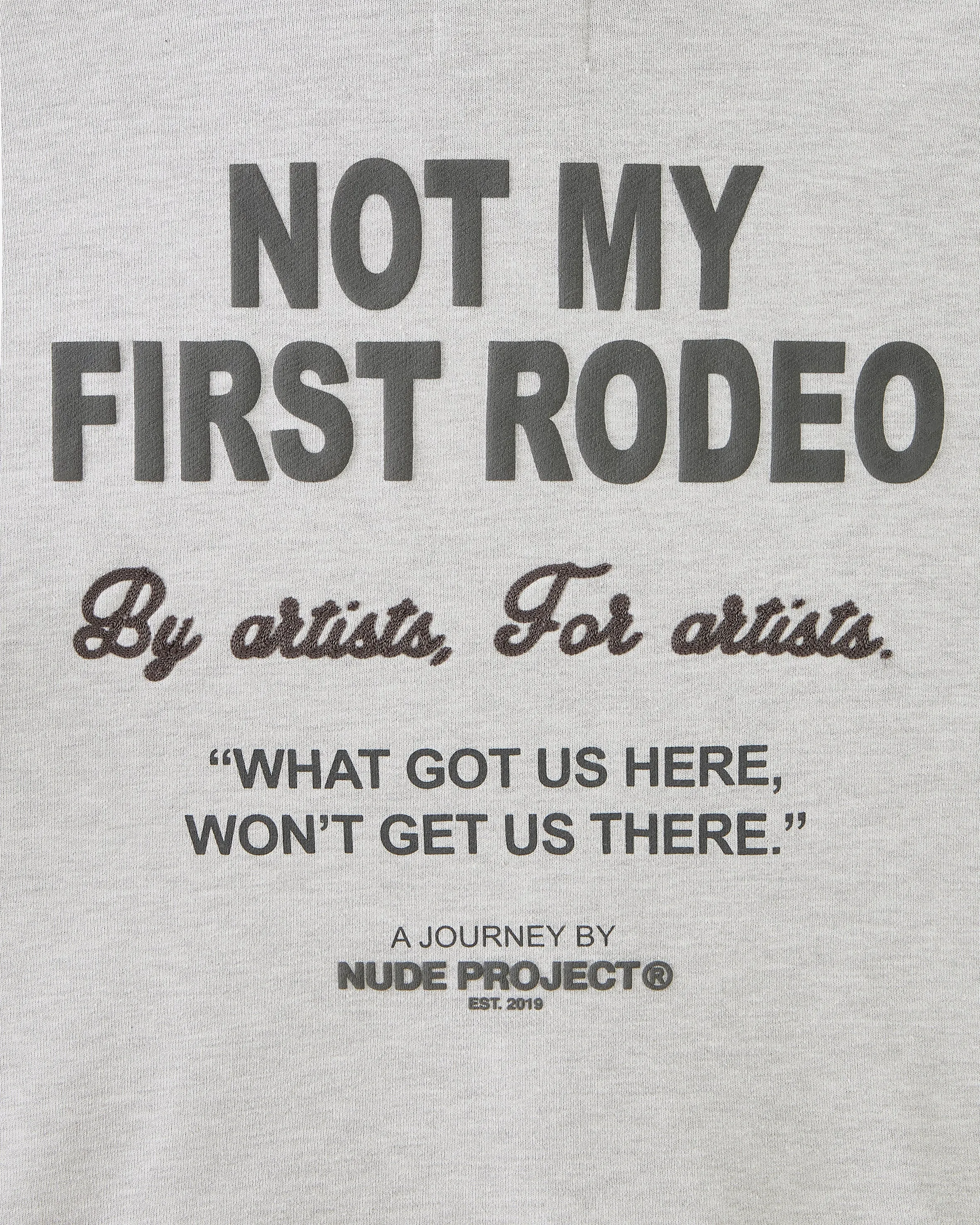 Rodeo Hoodie Grey Melange sold by Nude Project product image thumbnail 4