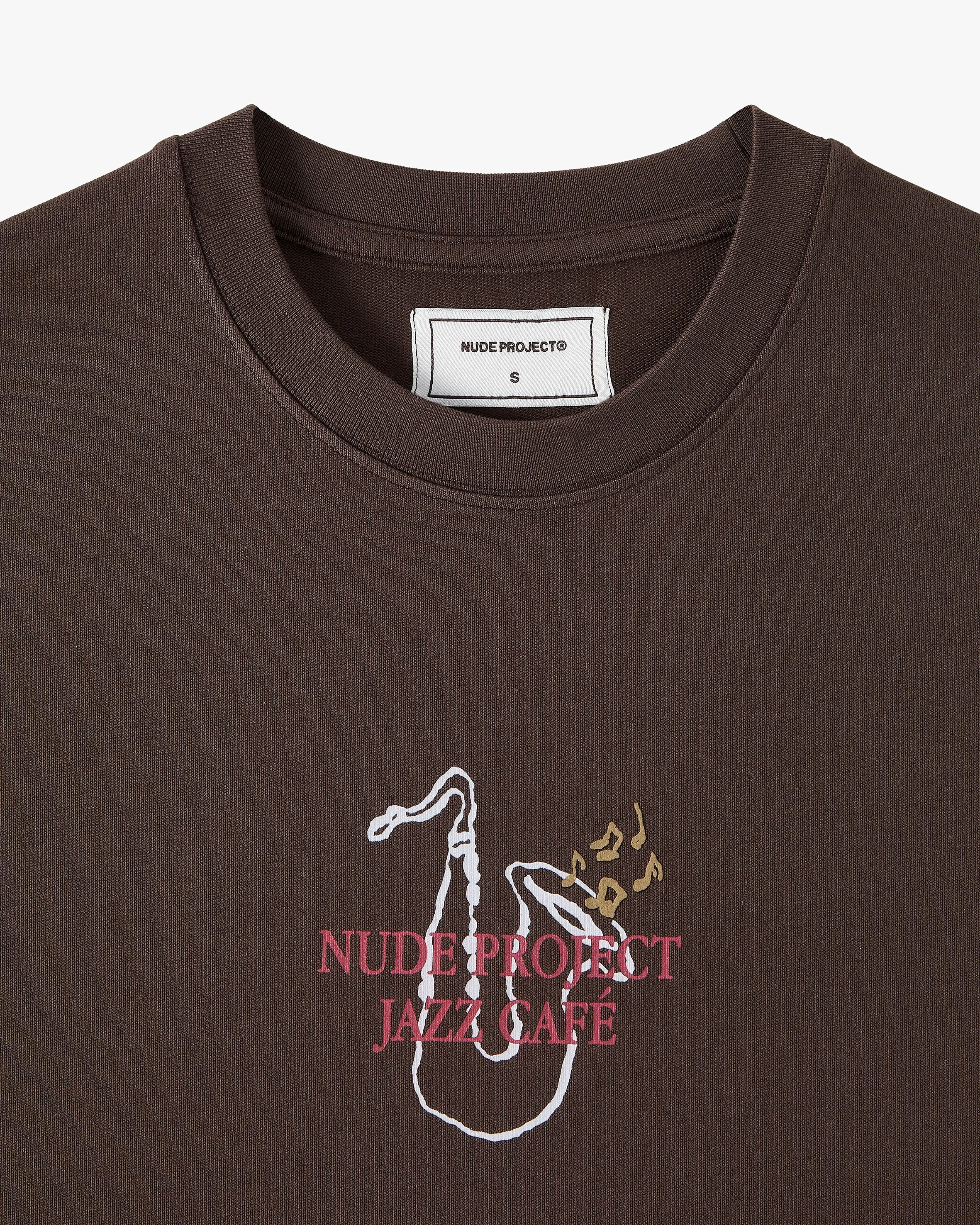 Jazz Café Tee Brown sold by Nude Project product image thumbnail 4