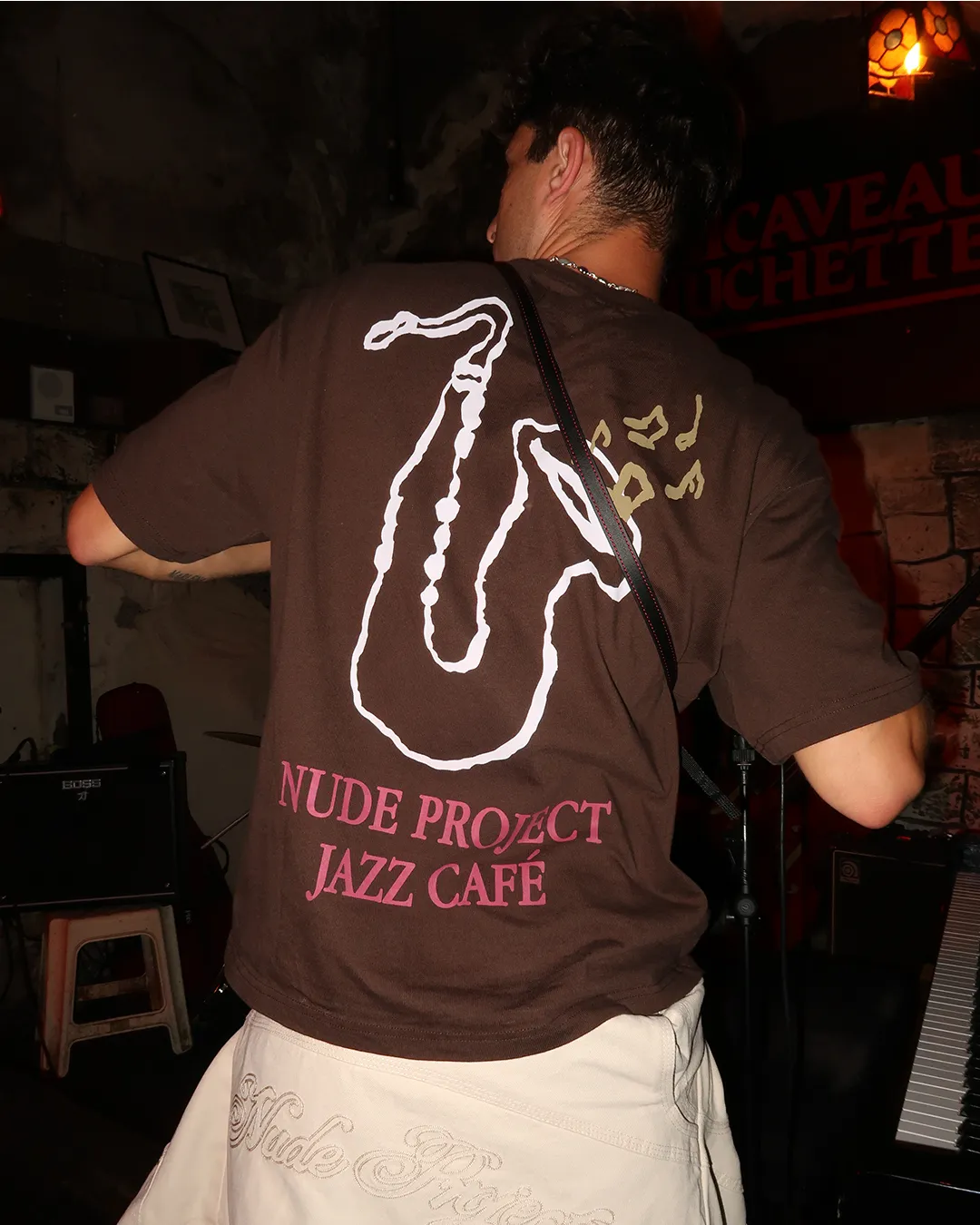 Jazz Café Tee Brown sold by Nude Project product image thumbnail 3