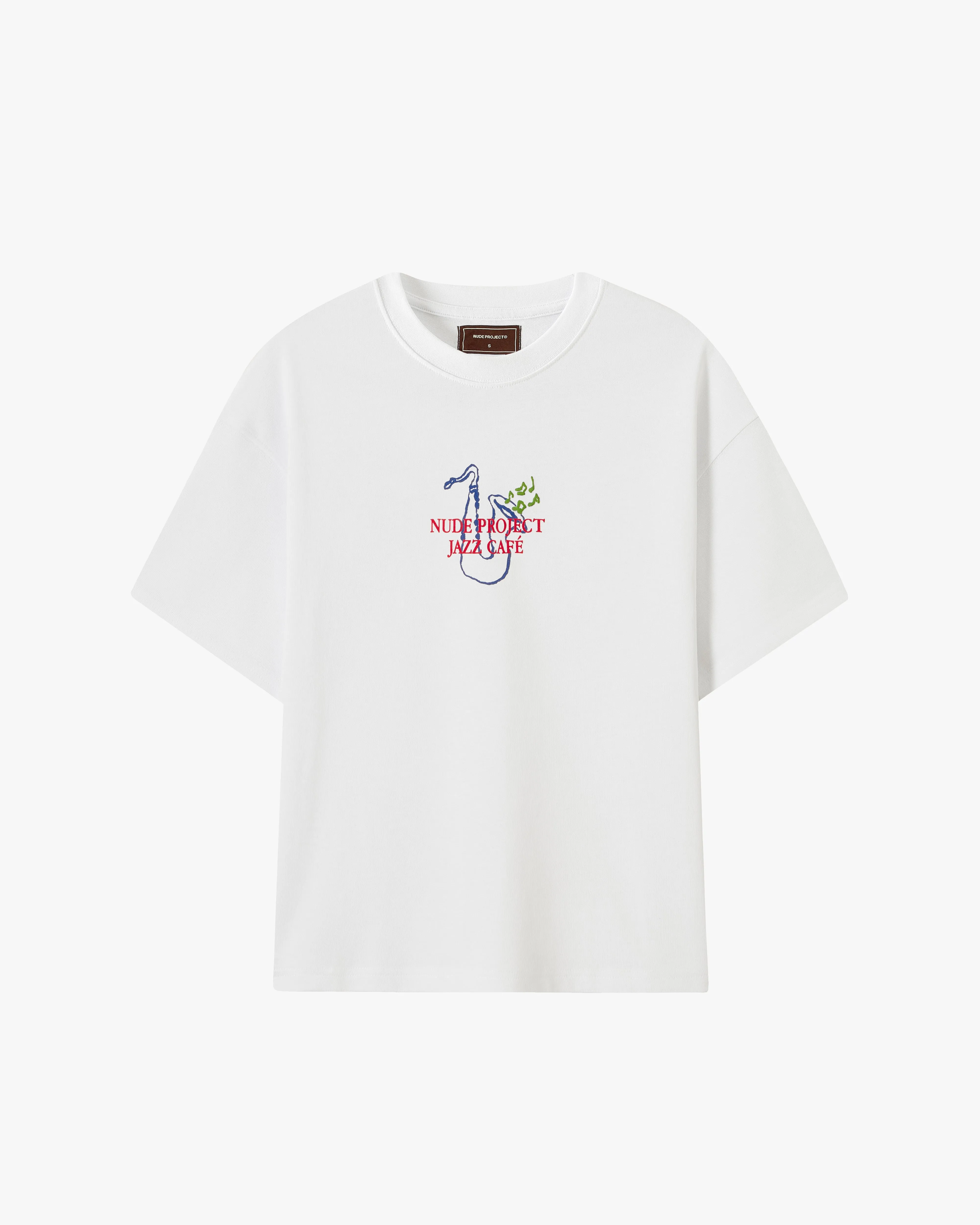 Jazz Café Tee White sold by Nude Project product image thumbnail 2