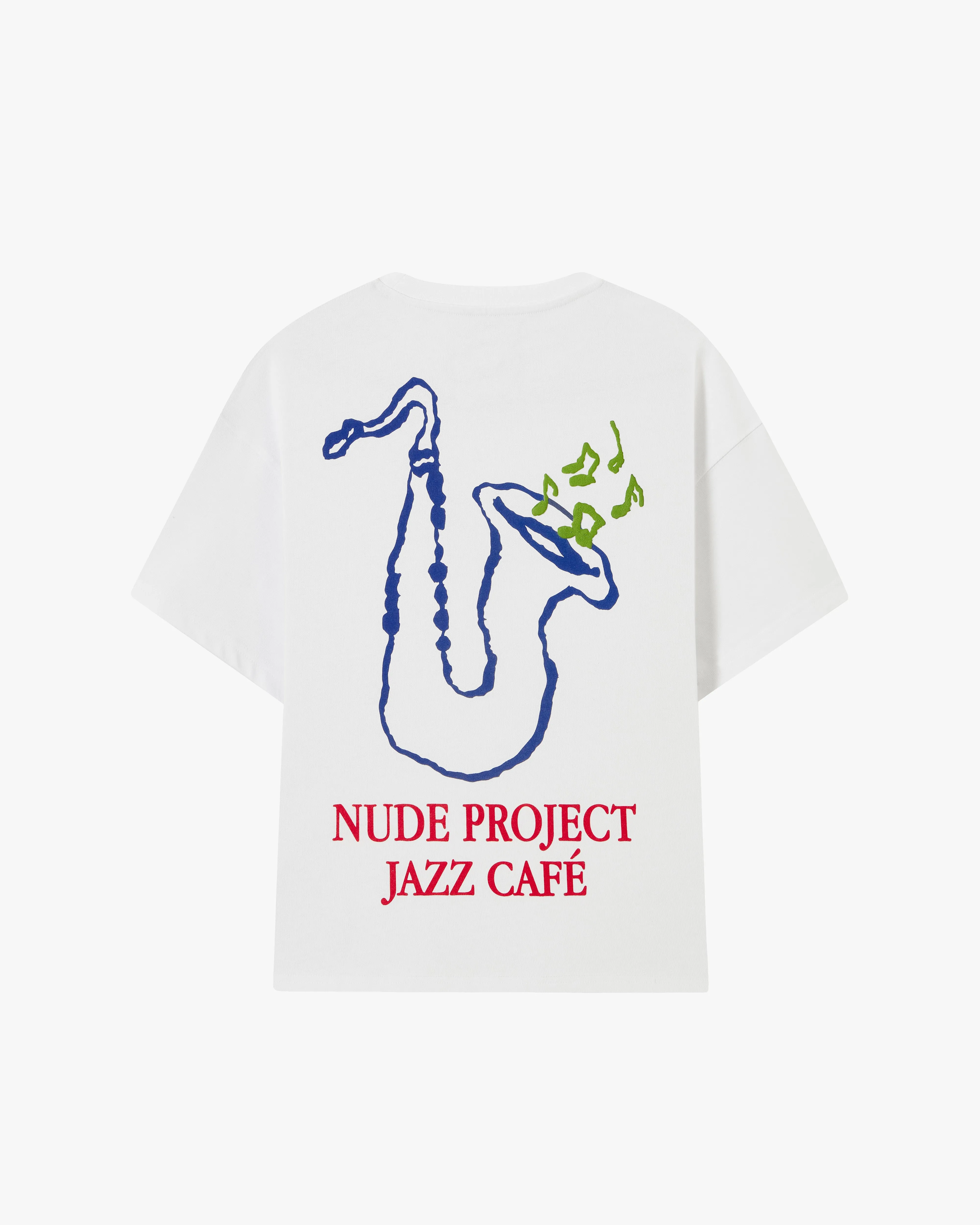 Jazz Café Tee White sold by Nude Project