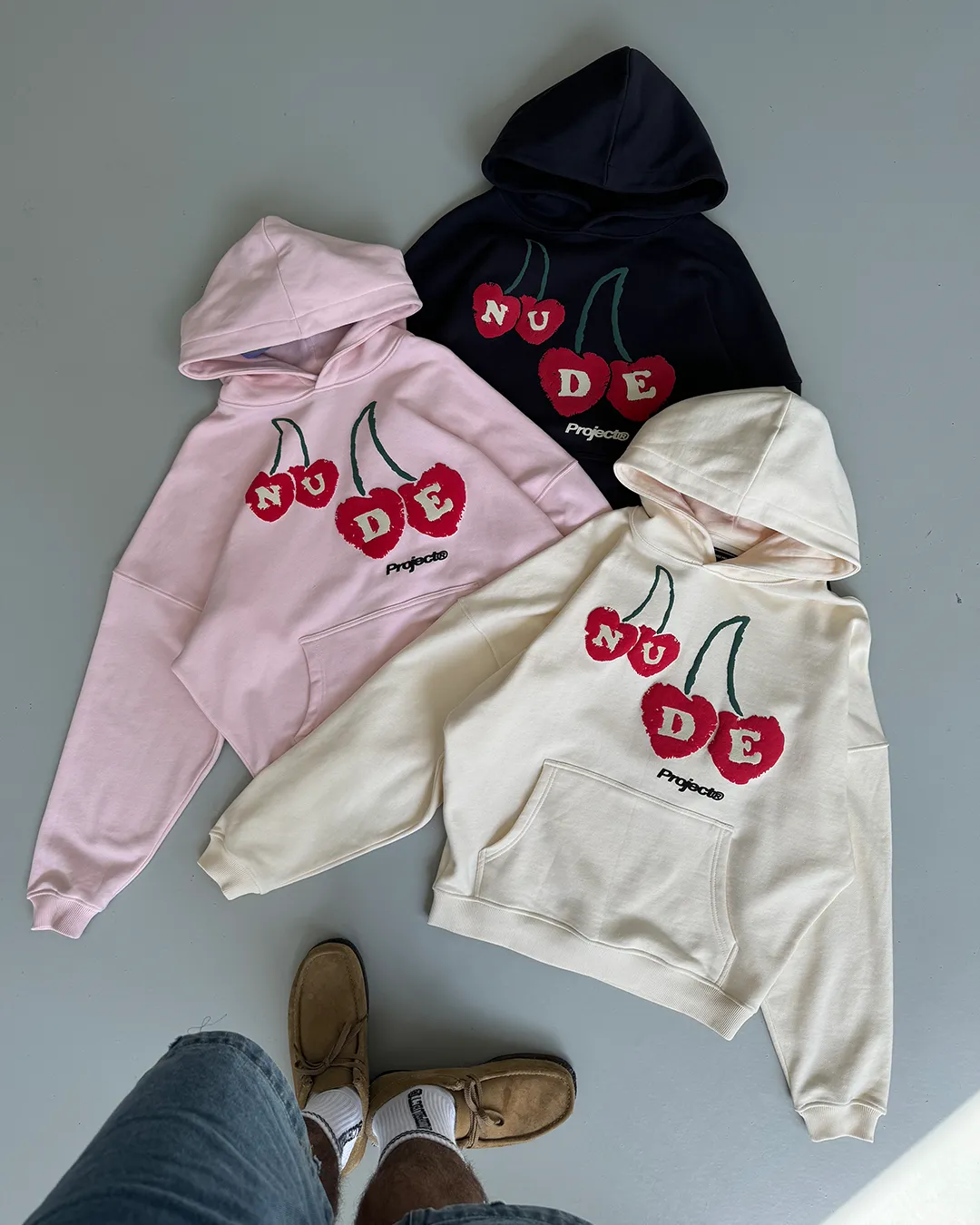 Cerise Hoodie Marshmallow sold by Nude Project product image thumbnail 4
