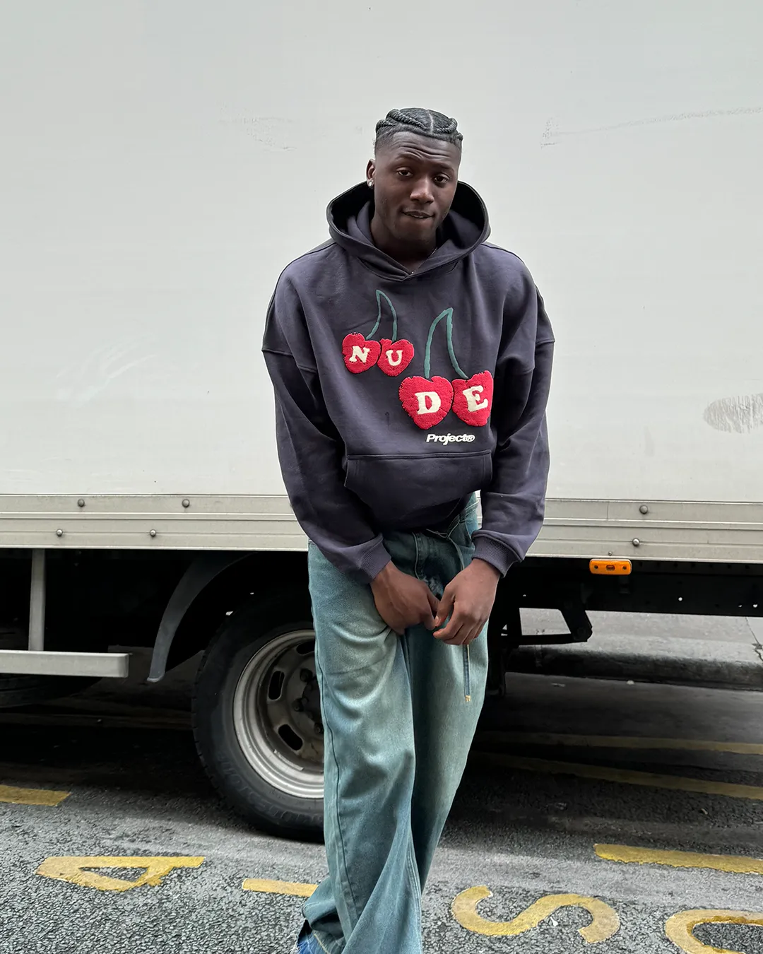 Cerise Hoodie Ash sold by Nude Project product image thumbnail 2