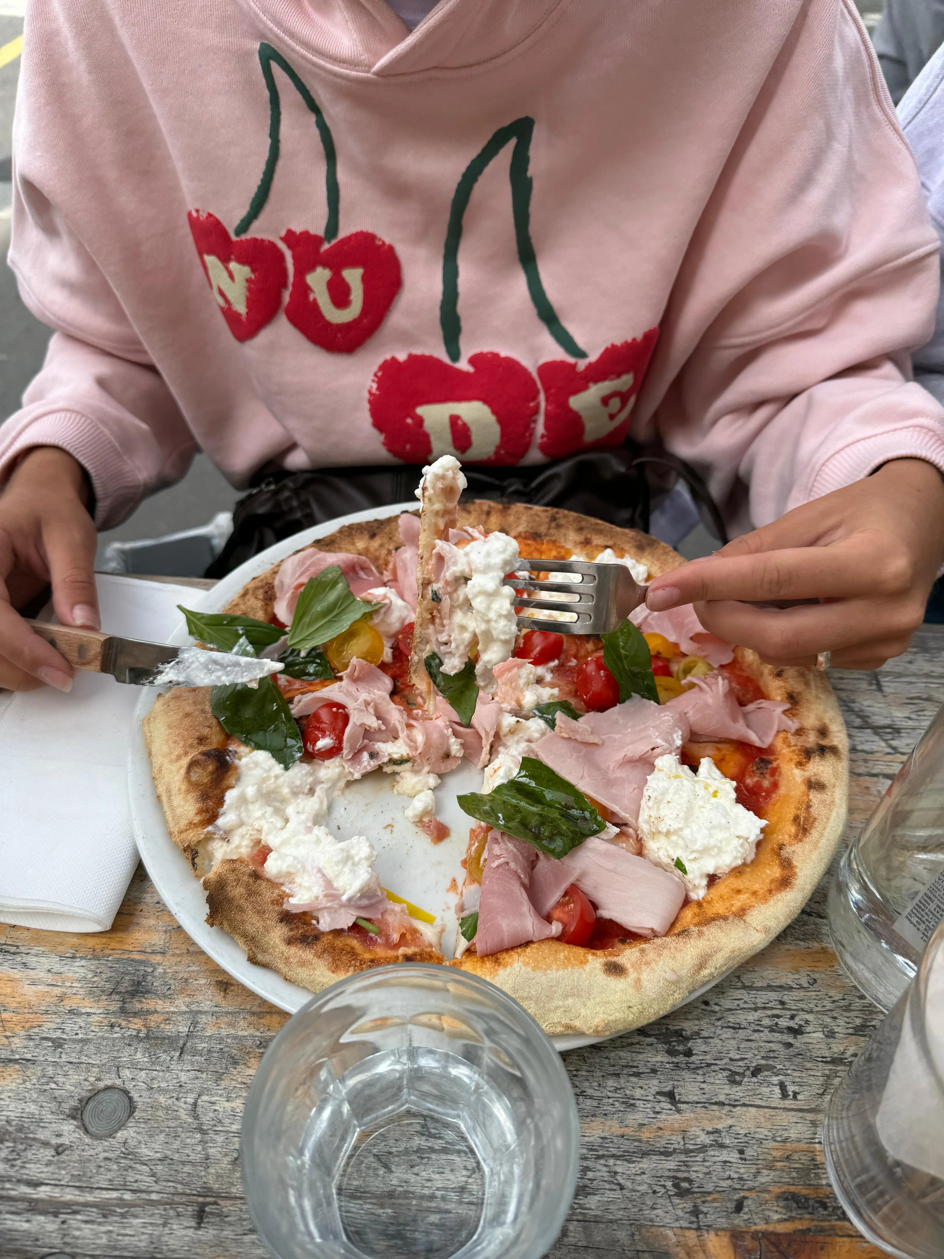 Cerise Hoodie Pink sold by Nude Project product image thumbnail 4