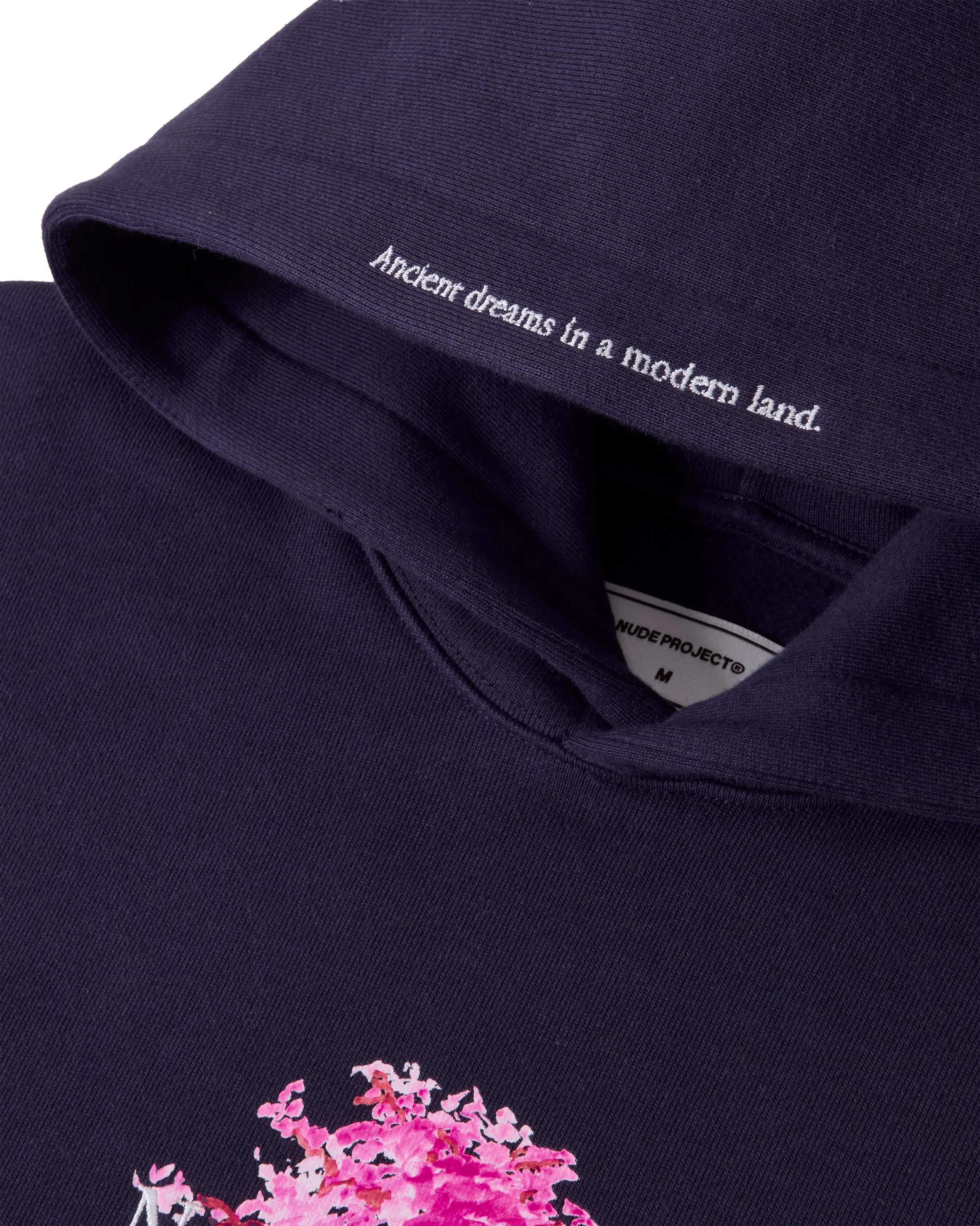 FLEUR DE CERISIER HOODIE NAVY sold by Nude Project product image thumbnail 4