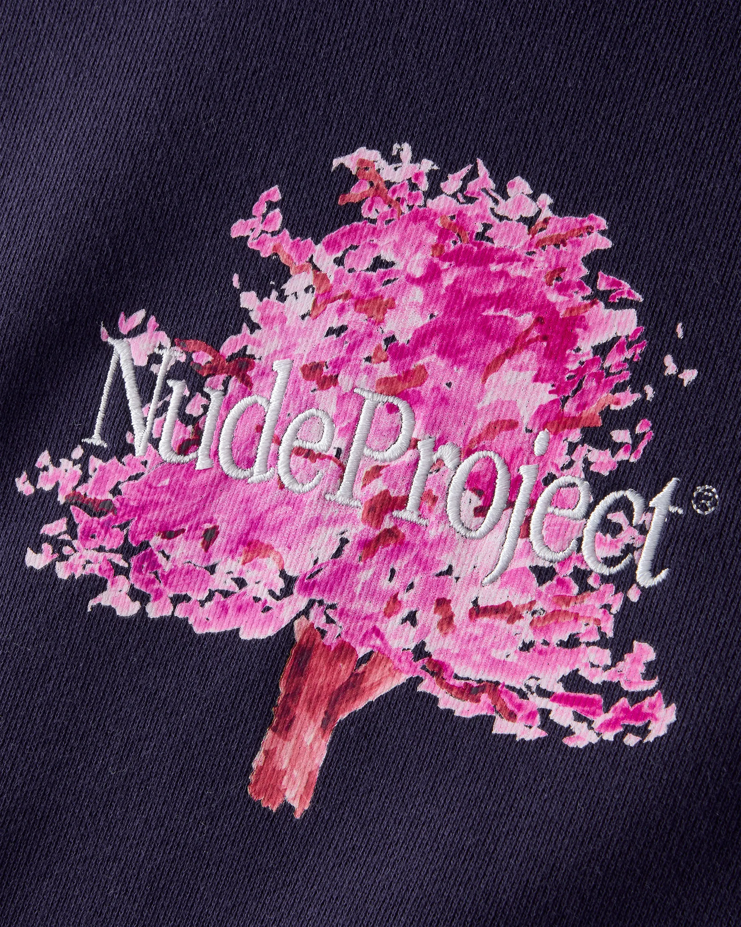 FLEUR DE CERISIER HOODIE NAVY sold by Nude Project product image thumbnail 5