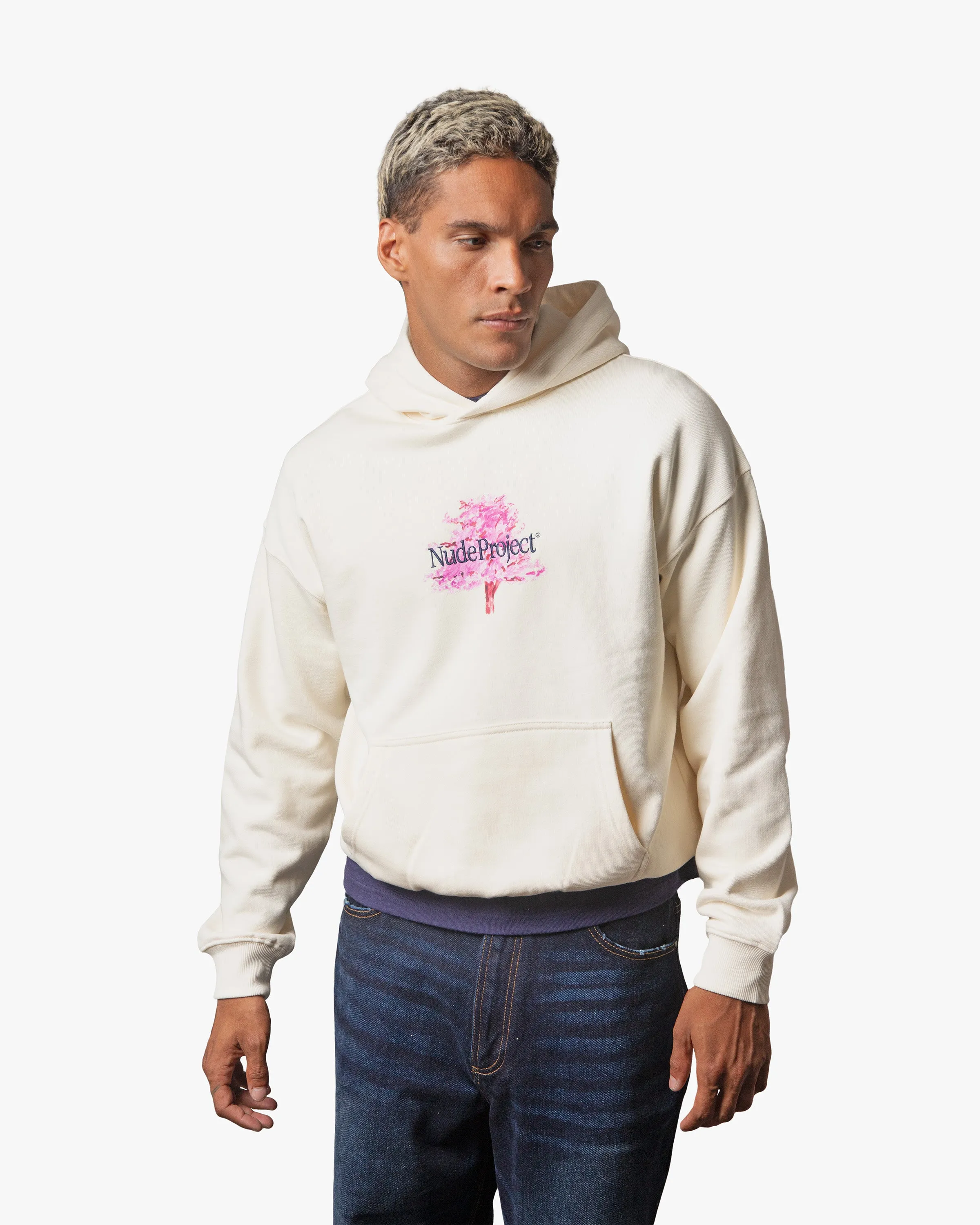 Fleur De Cerisier Hoodie Marshmallow sold by Nude Project product image thumbnail 5