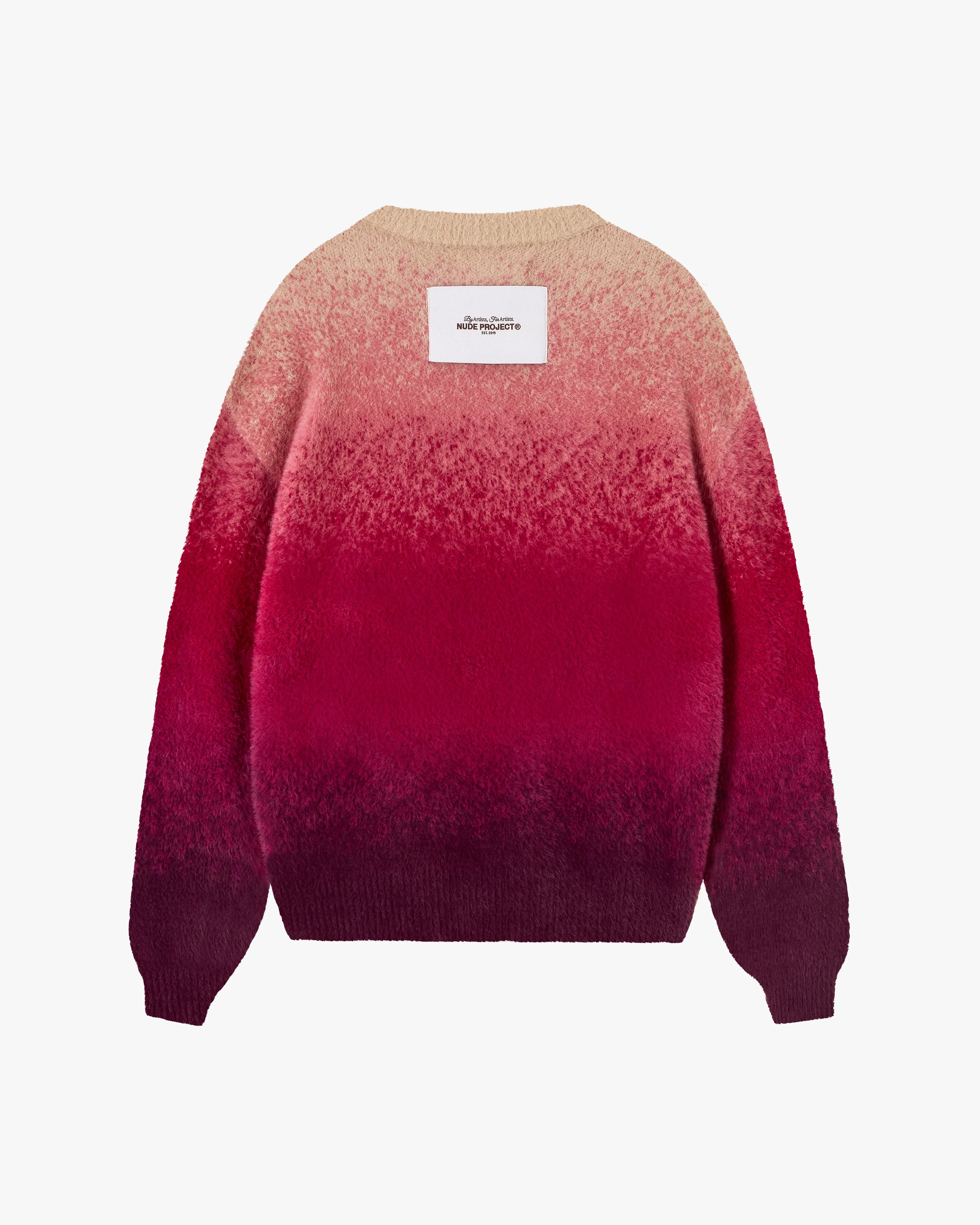 GRADIENT COZY SWEATER RED sold by Nude Project product image thumbnail 3