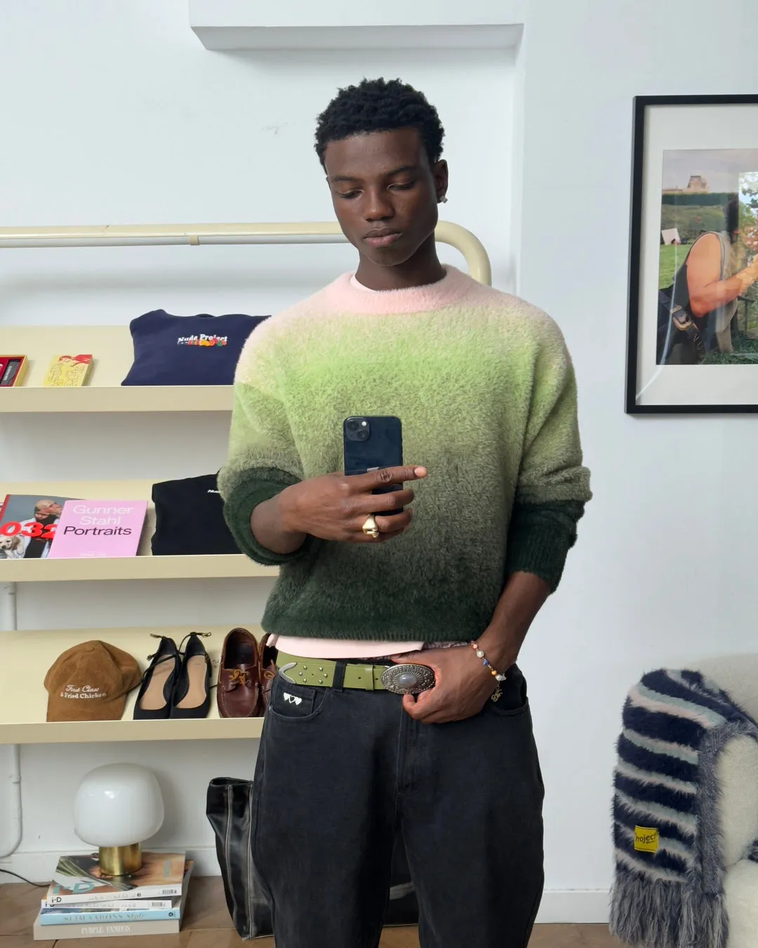 Gradient Cozy Sweater Green sold by Nude Project product image thumbnail 2