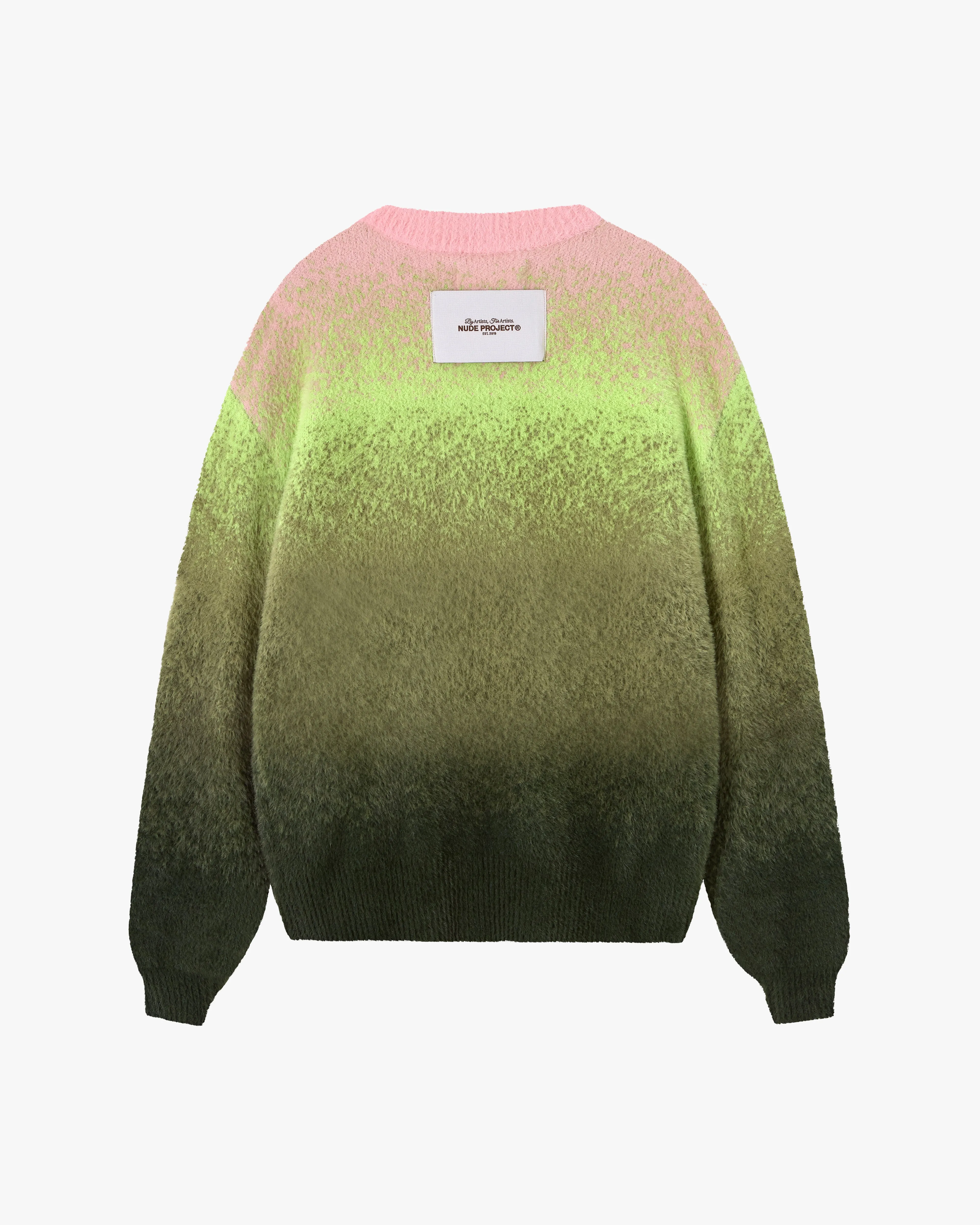 Gradient Cozy Sweater Green sold by Nude Project product image thumbnail 3