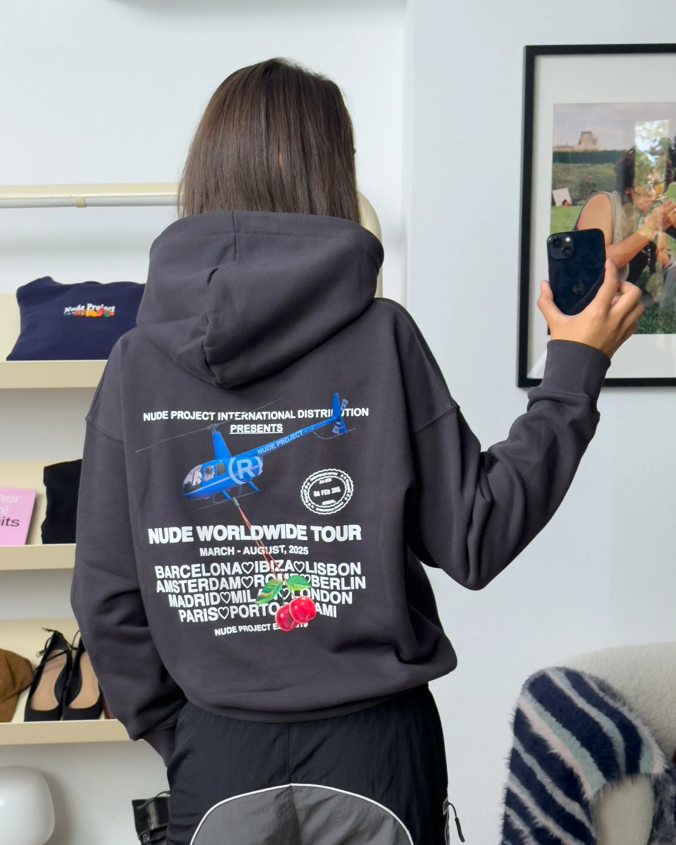 NUDE TOUR HOODIE ASH sold by Nude Project product image thumbnail 2