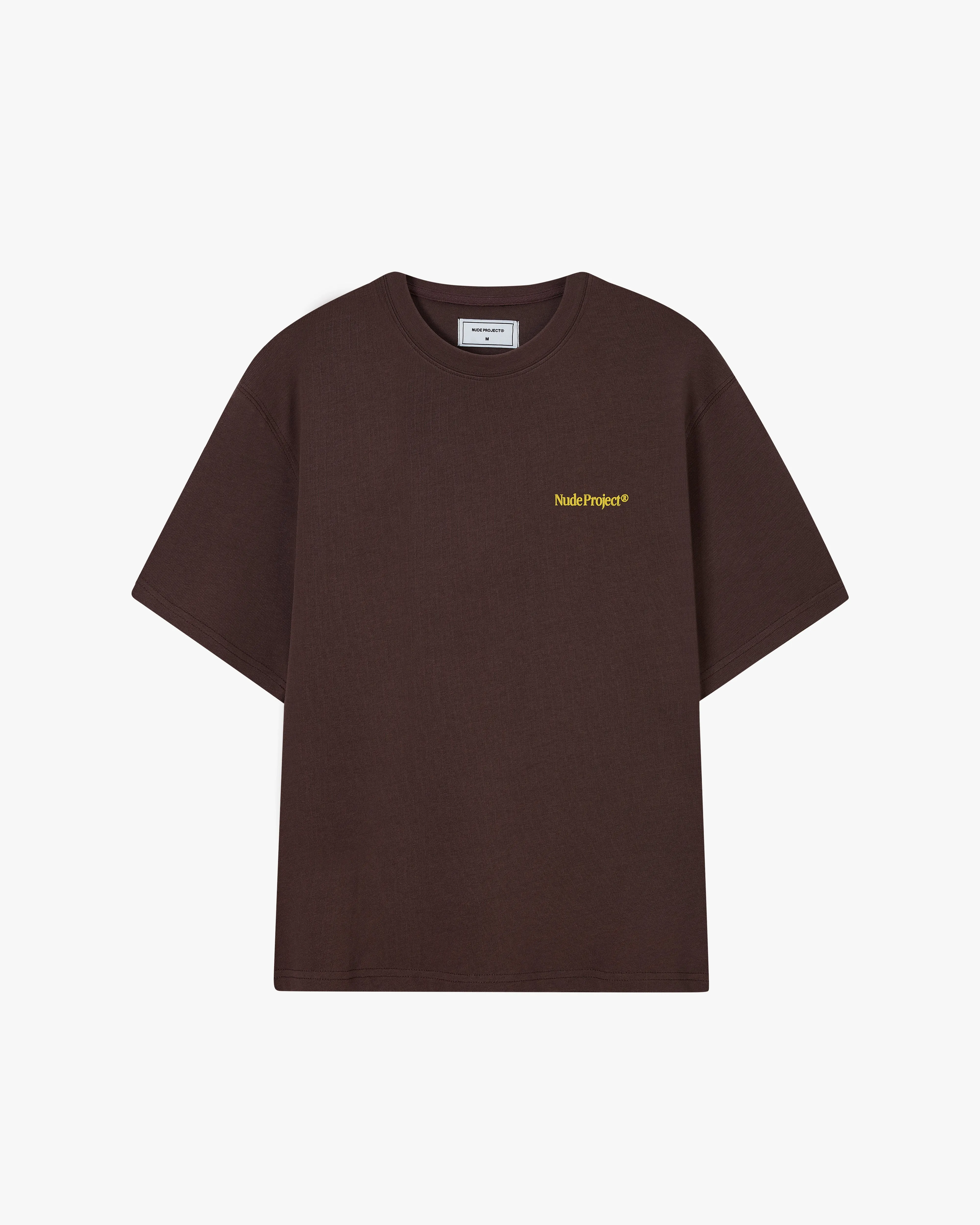 Origins Tee Brown sold by Nude Project