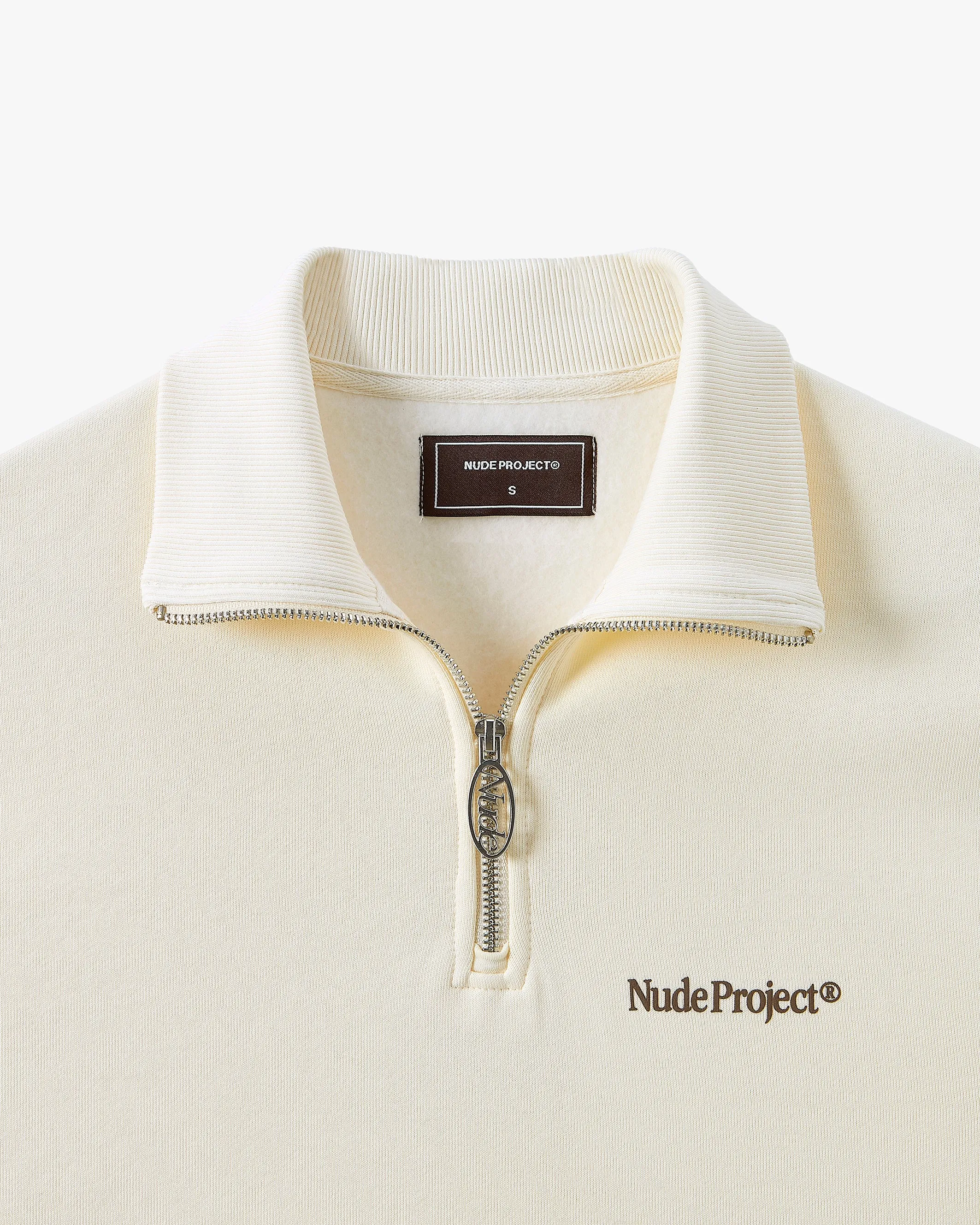 ORIGINS QUARTER ZIP MARSHMALLOW sold by Nude Project product image thumbnail 3