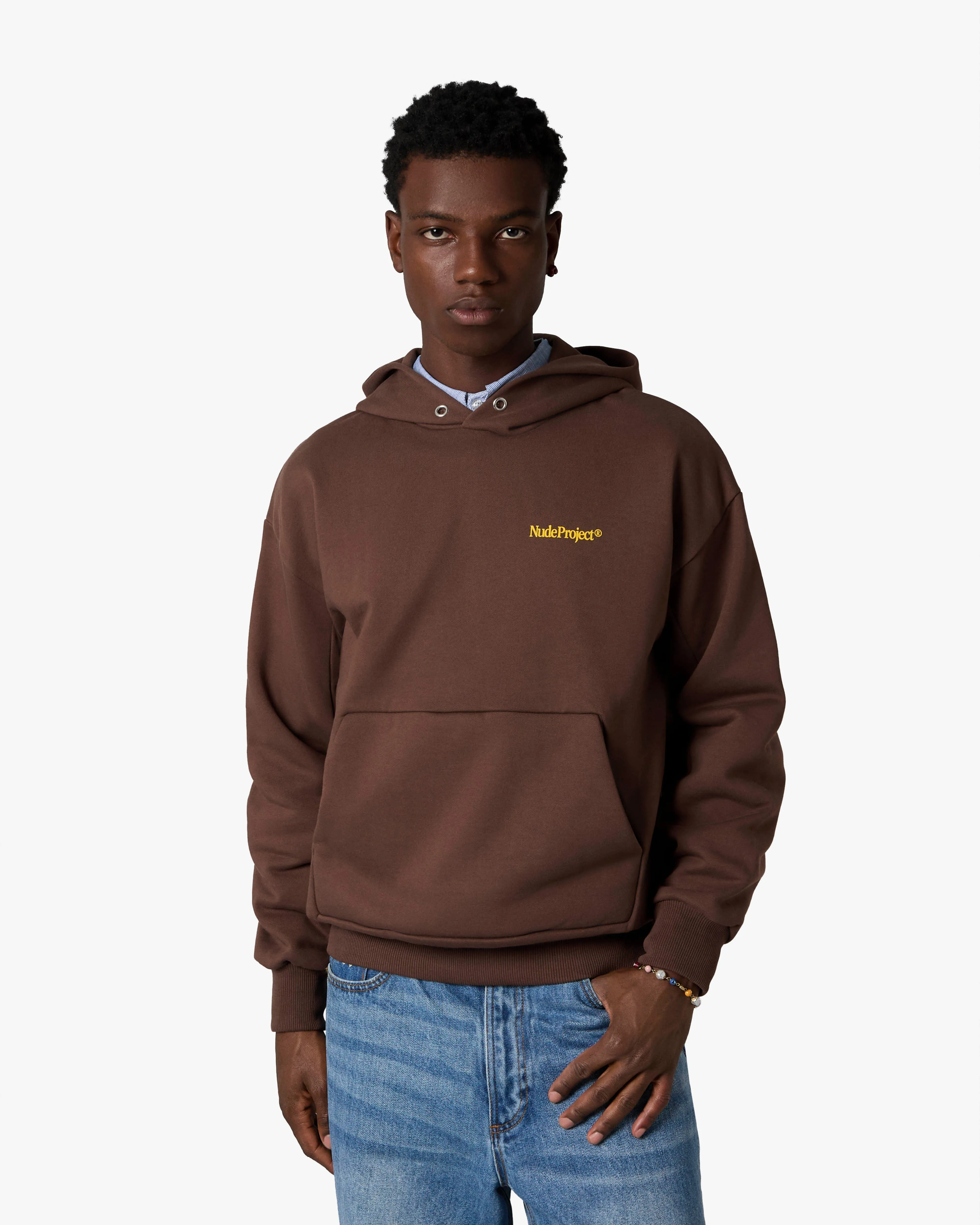 ORIGINS HOODIE BROWN sold by Nude Project product image thumbnail 2
