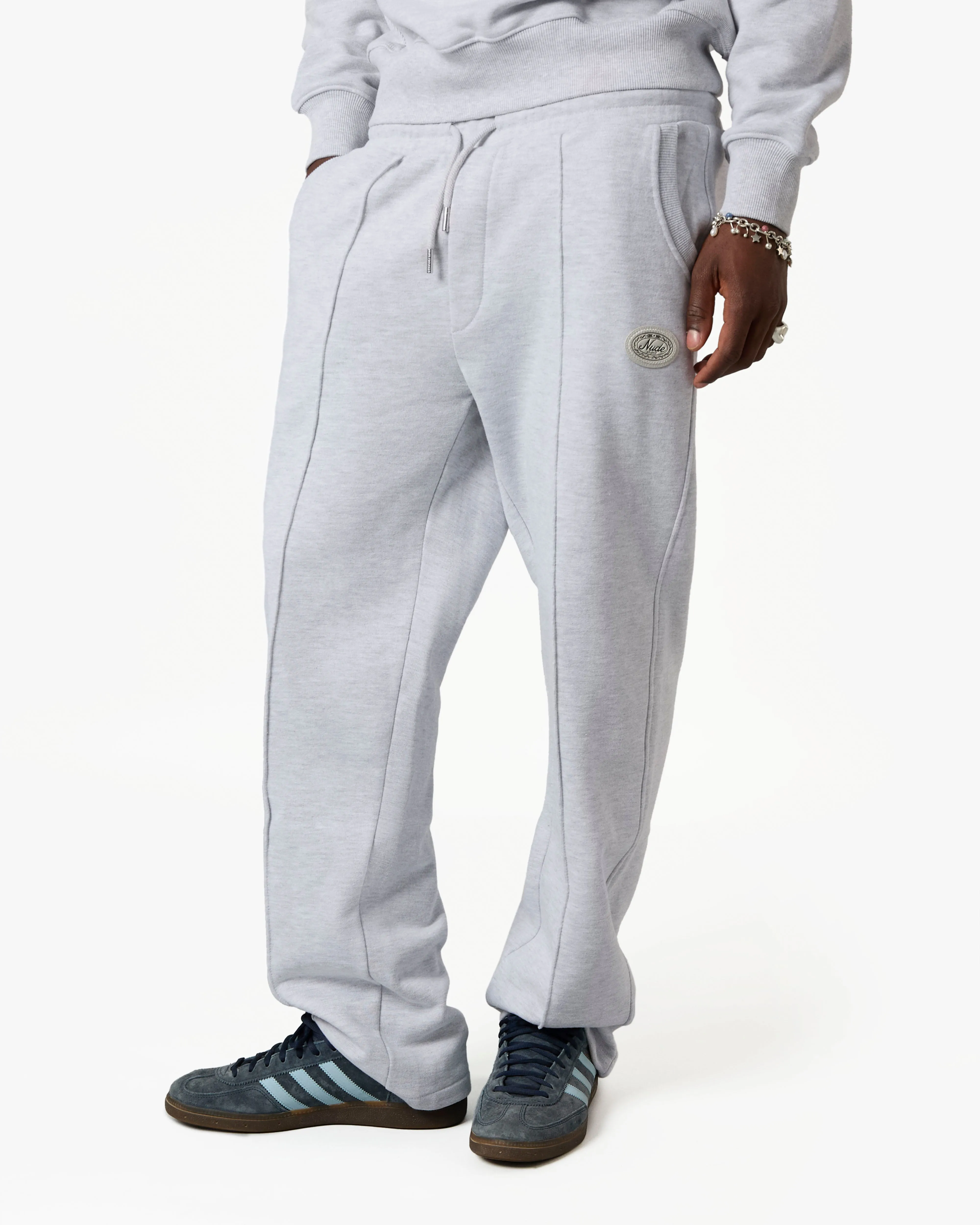 ESSENTIALS SWEATPANTS GREY MELANGE sold by Nude Project product image thumbnail 2
