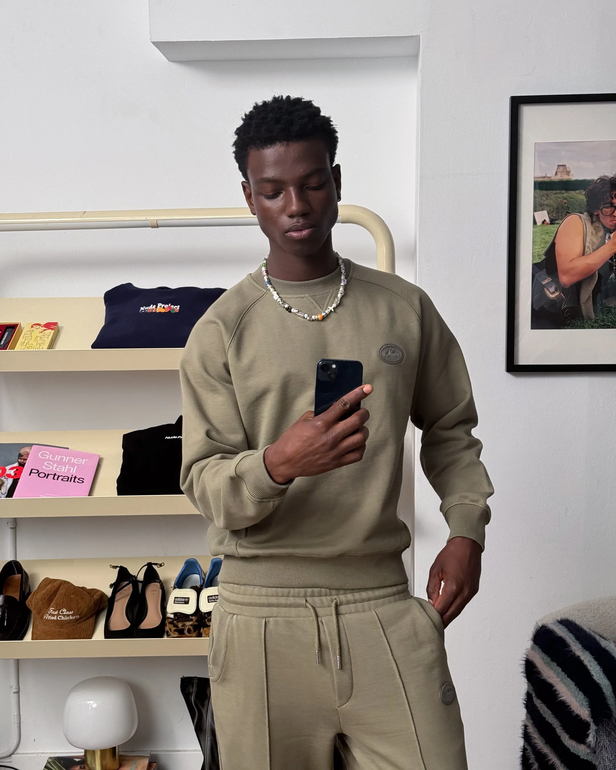 ESSENTIALS SWEATSHIRT GREEN sold by Nude Project product image thumbnail 5