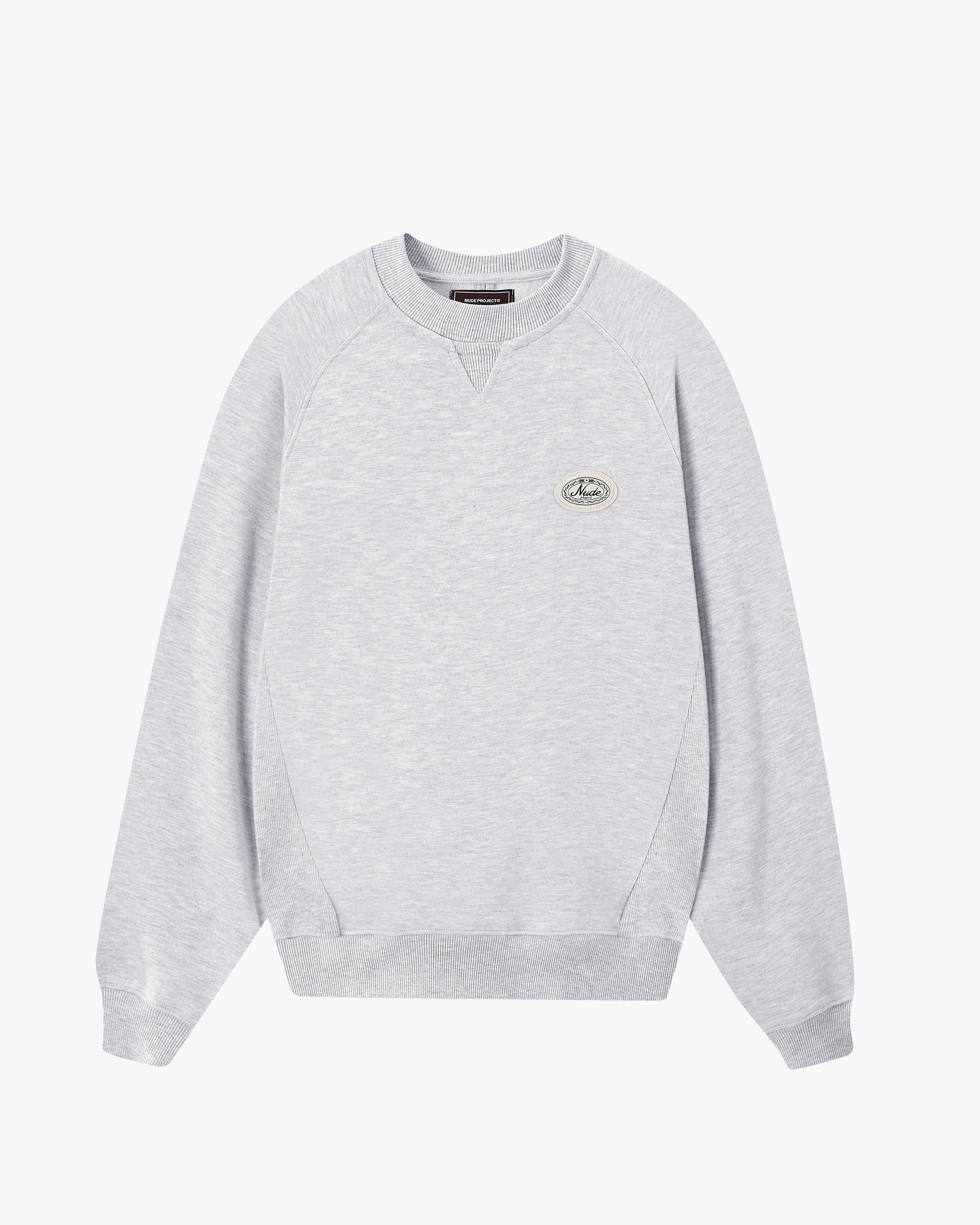 Essentials Sweatshirt Grey Melange sold by Nude Project