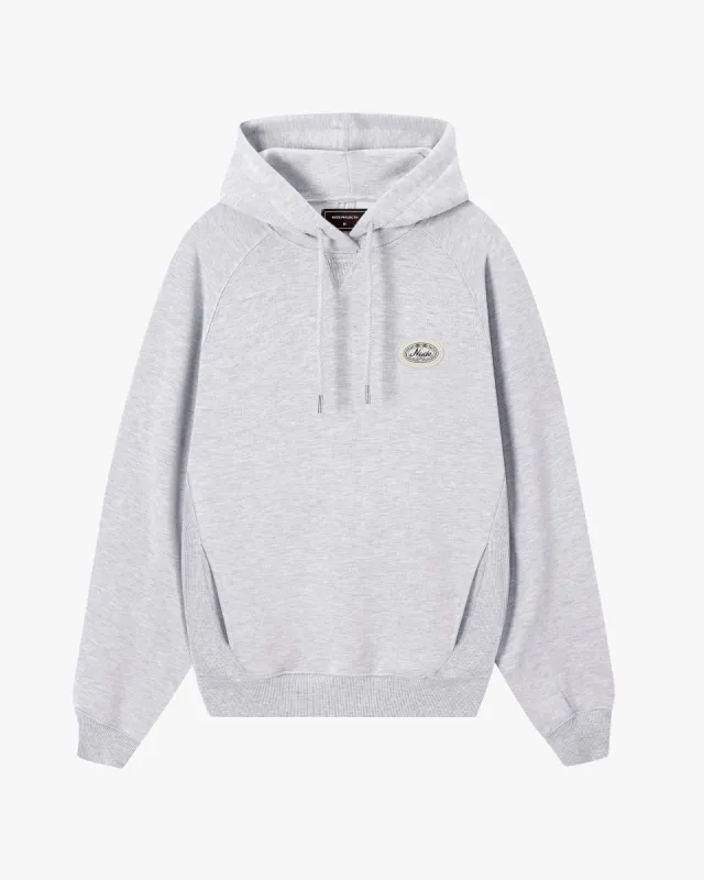 Essentials Hoodie Grey Melange sold by Nude Project