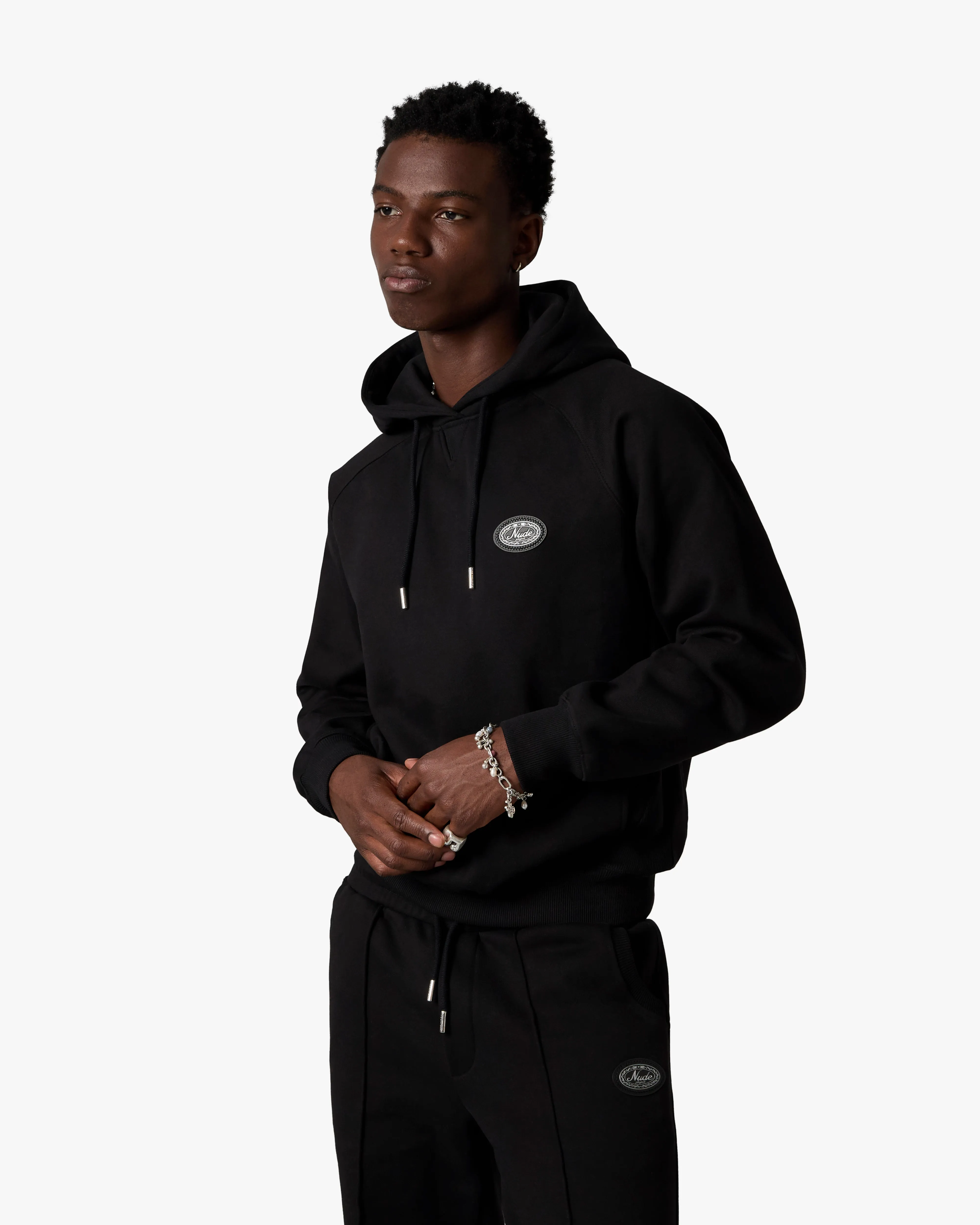 Essentials Hoodie Black sold by Nude Project product image thumbnail 2