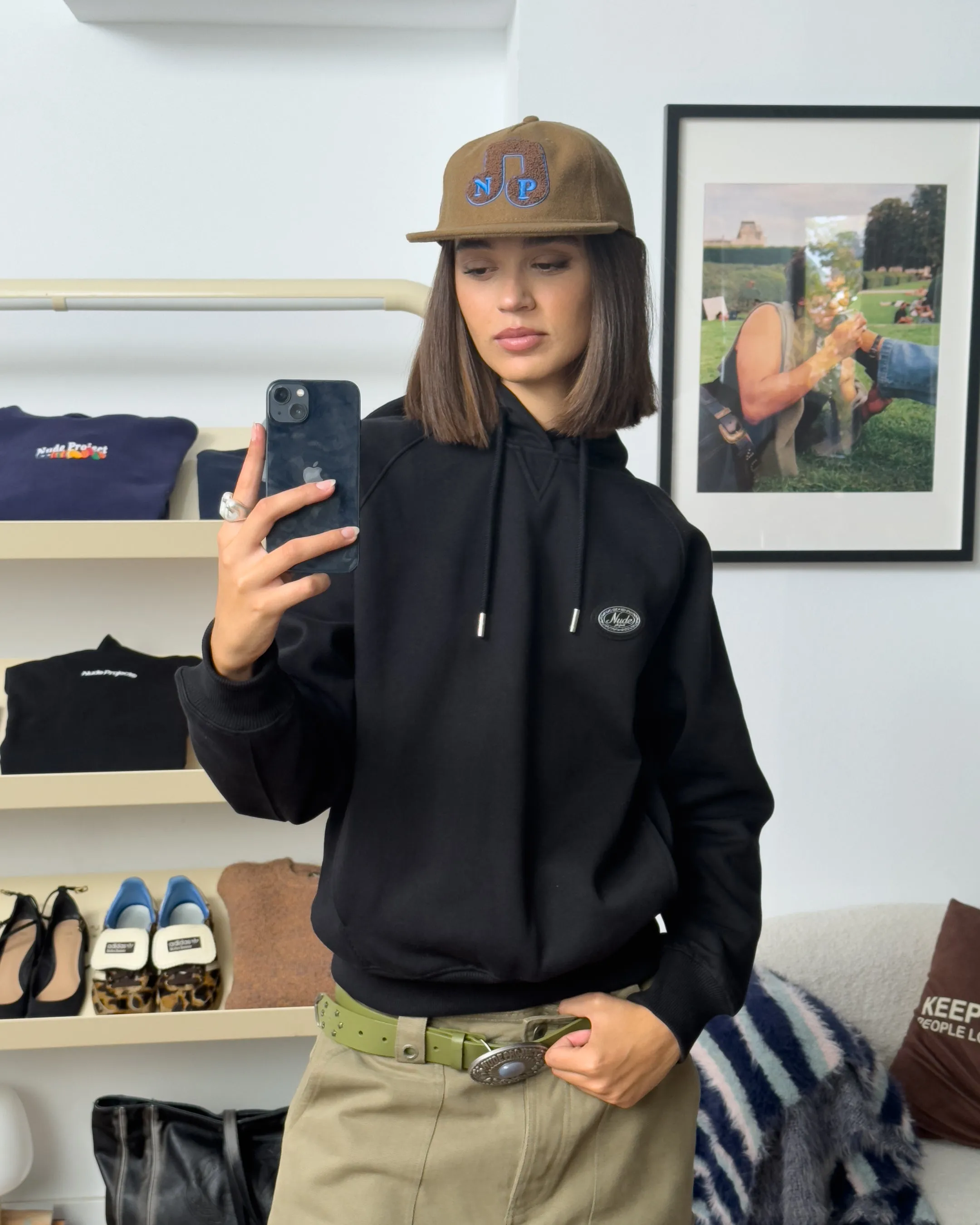 Essentials Hoodie Black sold by Nude Project product image thumbnail 5