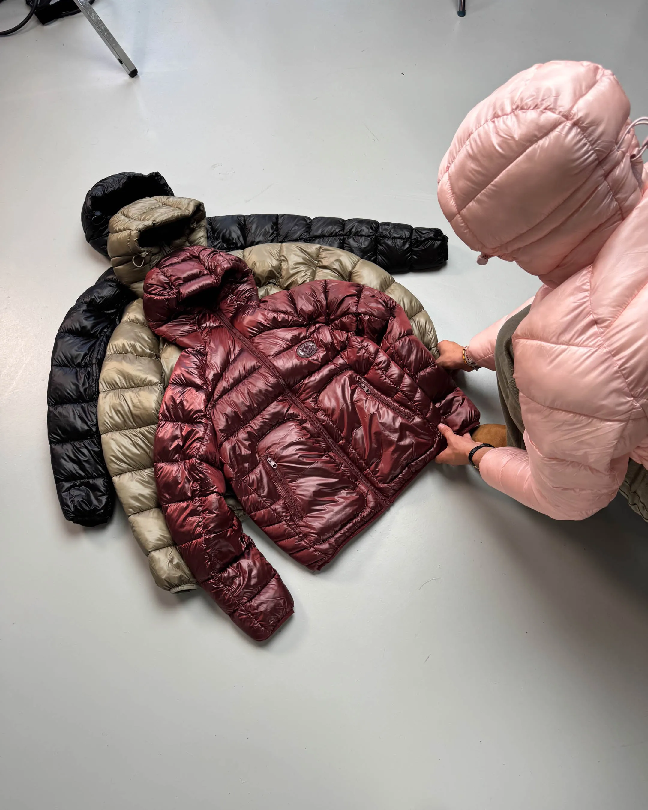 Iconic Puffer Jacket Burgundy sold by Nude Project product image thumbnail 4