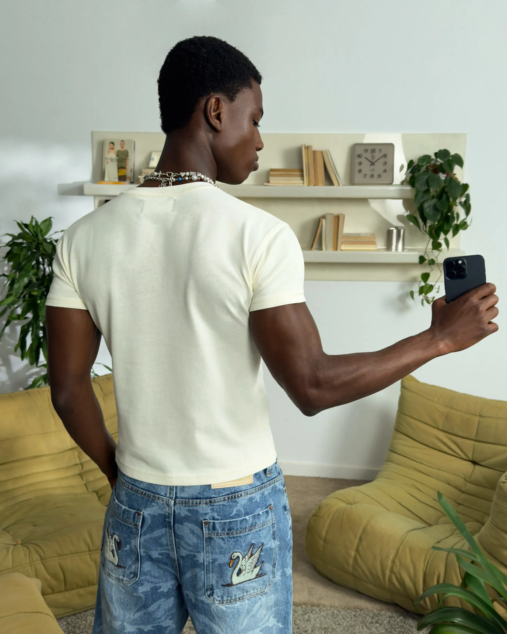 Yihaa Cropped Tee Marshmallow sold by Nude Project product image thumbnail 3