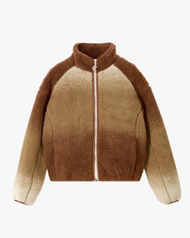 TEDDY DEGRADE JACKET SOLID BEIGE sold by Nude Project