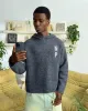Numbers Knit Hoodie Ash sold by Nude Project