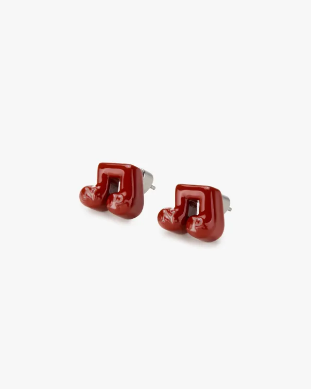 Notita Earrings Red made by Nude Project