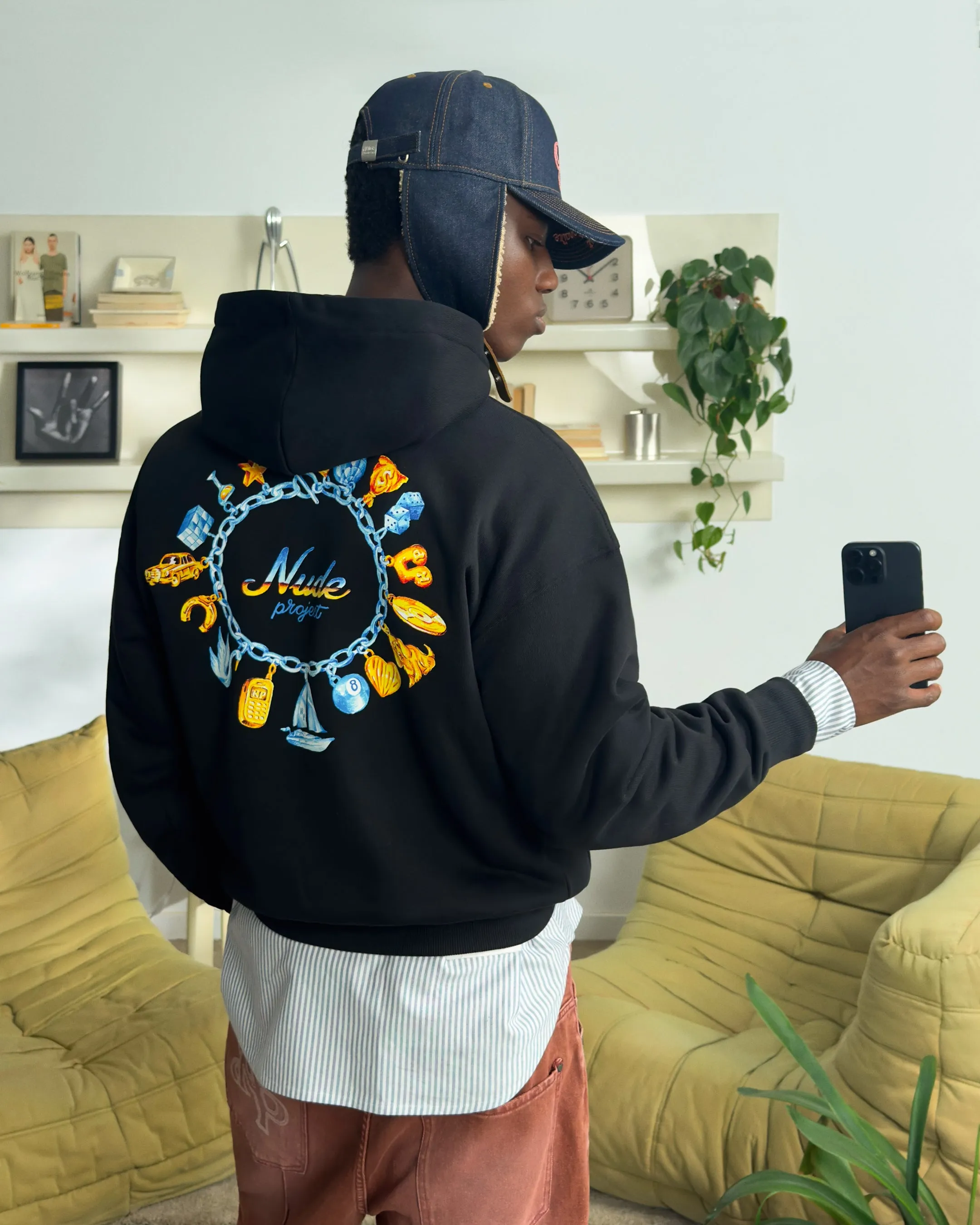 YELO HOODIE BLACK sold by Nude Project product image thumbnail 2