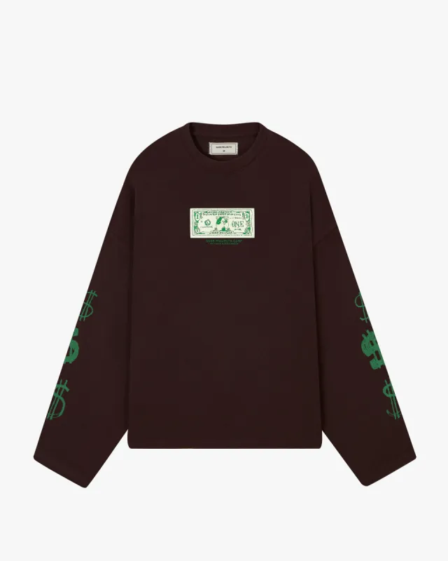Dolla Long-Sleeve Tee Brown sold by Nude Project