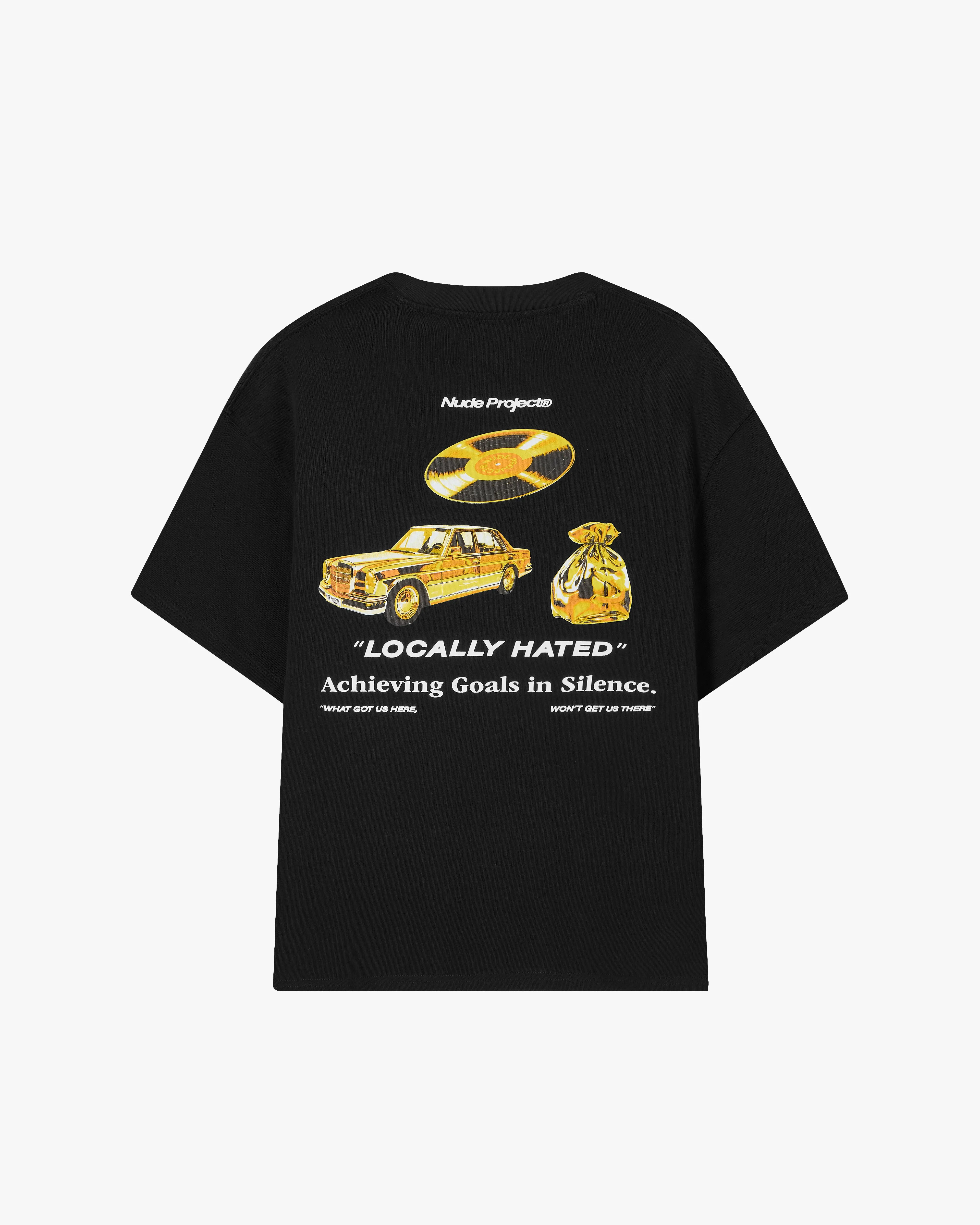 Goals Tee Black sold by Nude Project