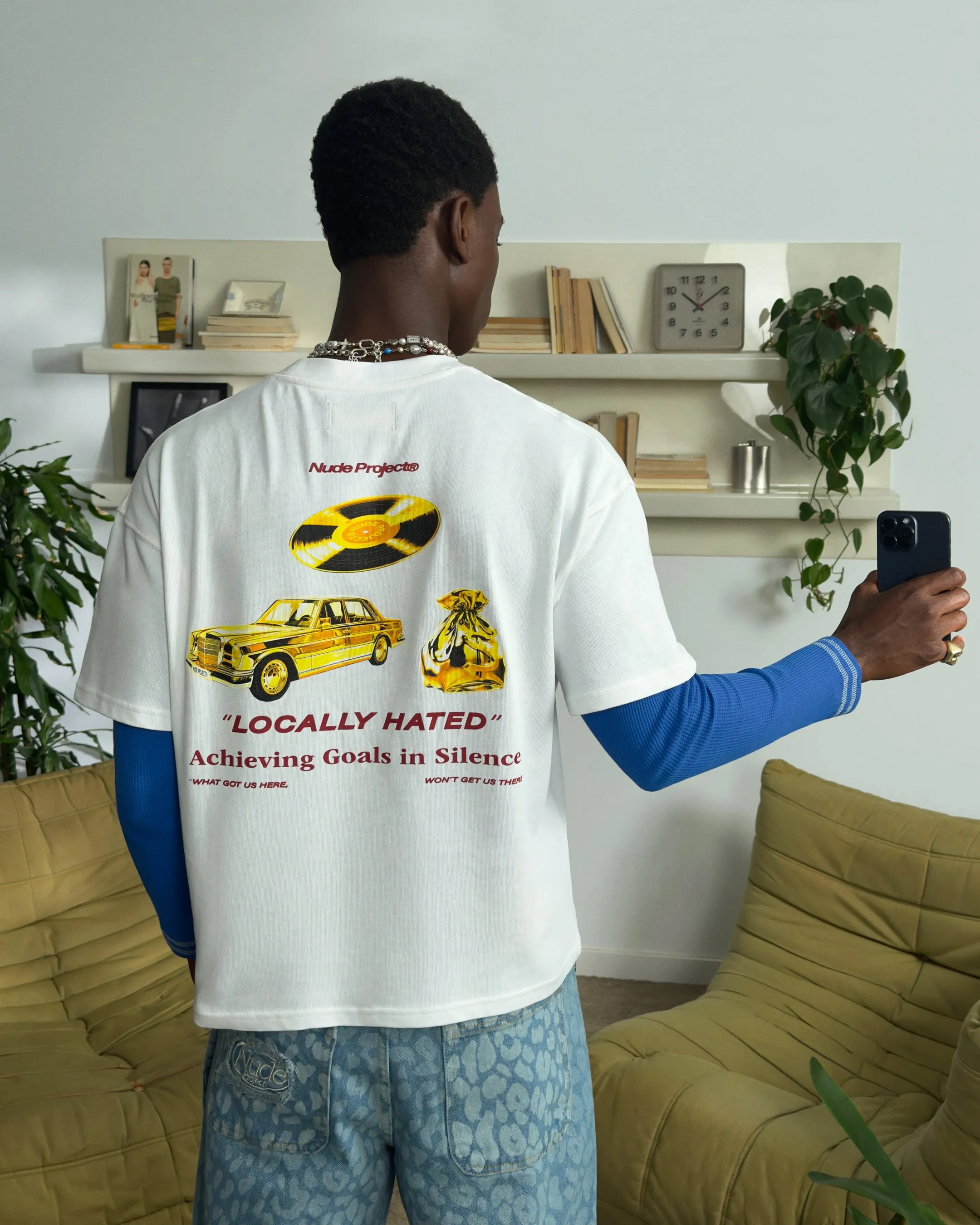 Goals Tee White sold by Nude Project product image thumbnail 5