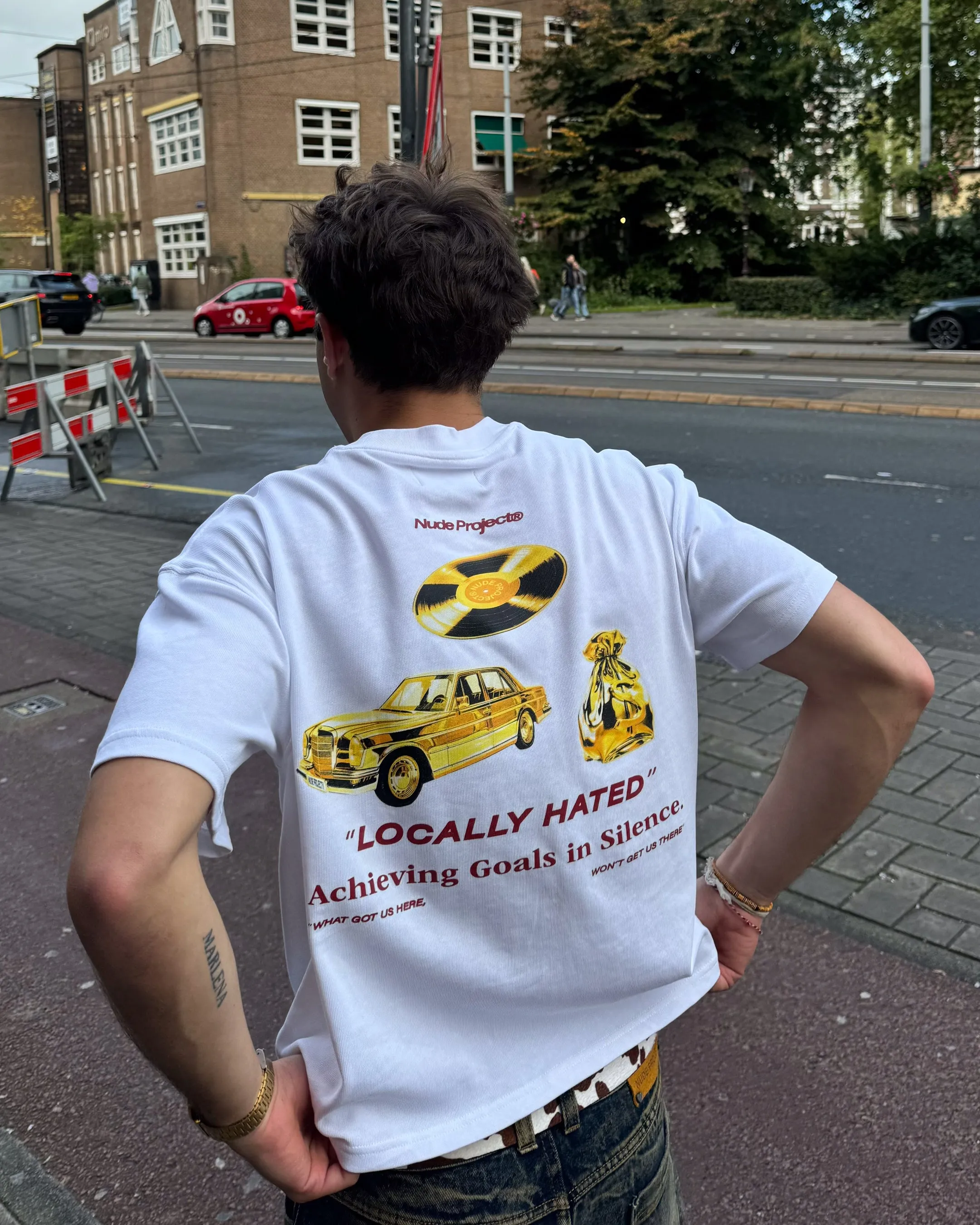 Goals Tee White sold by Nude Project product image thumbnail 2