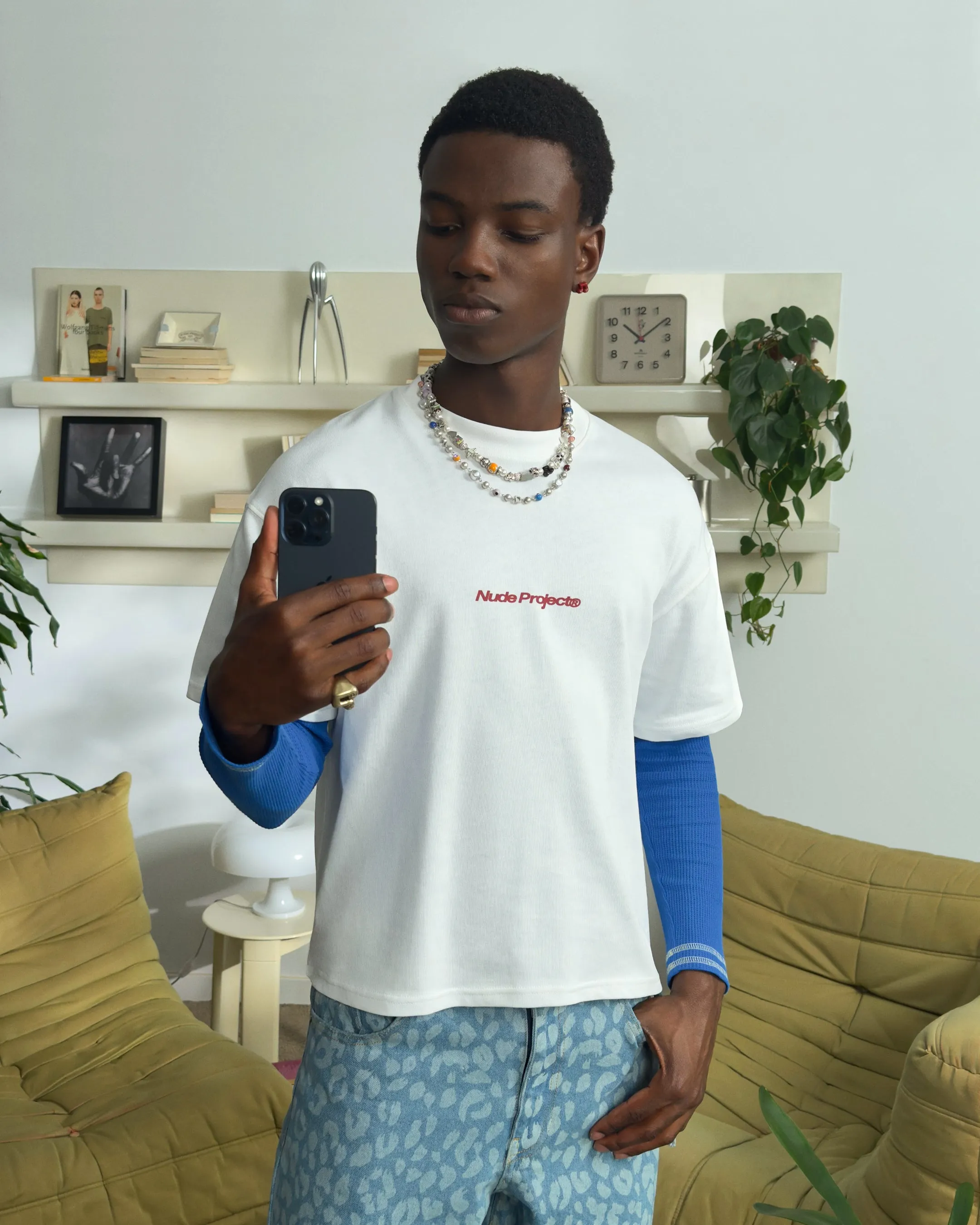 Goals Tee White sold by Nude Project product image thumbnail 4