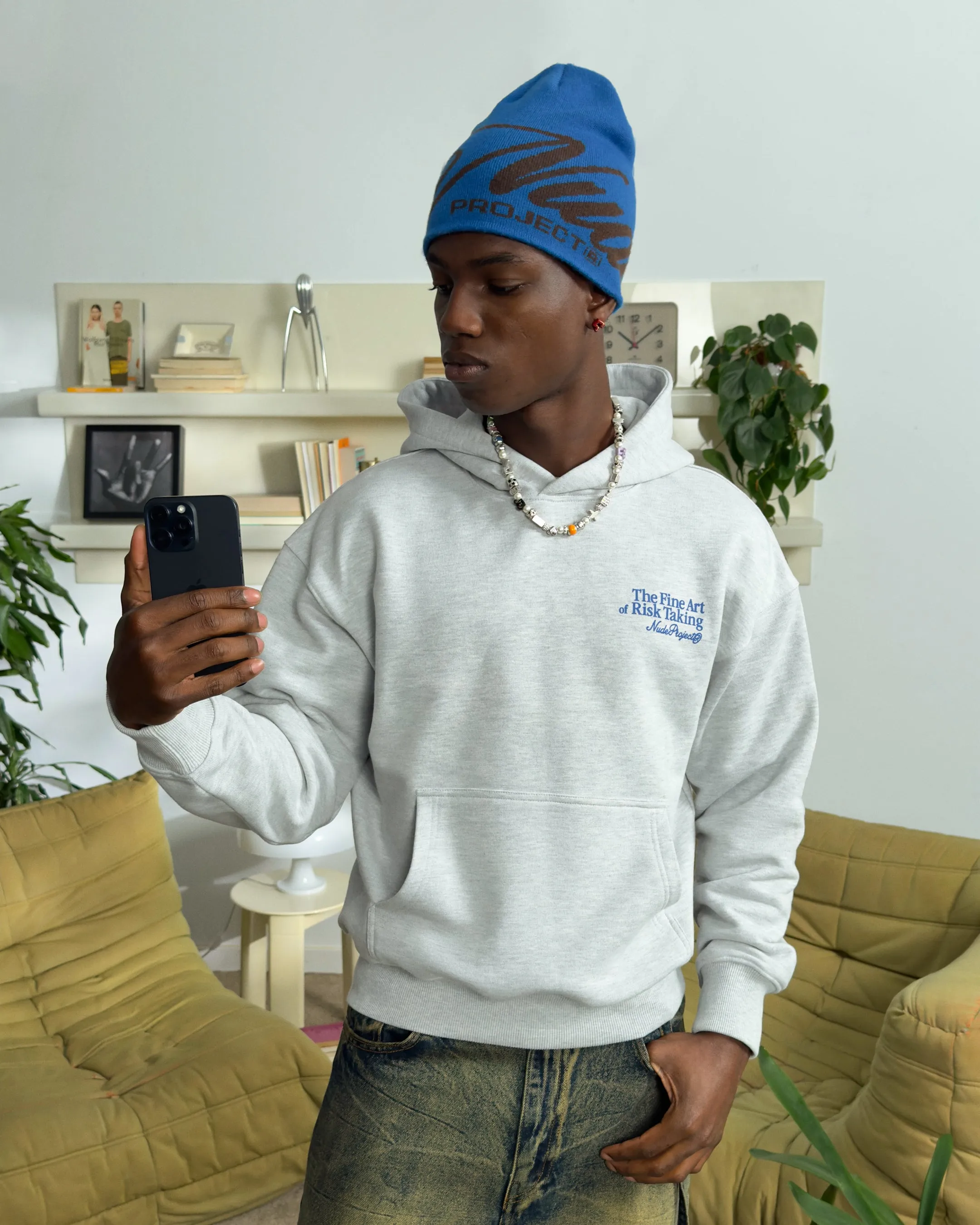Fine Art Hoodie Grey Melange sold by Nude Project product image thumbnail 2