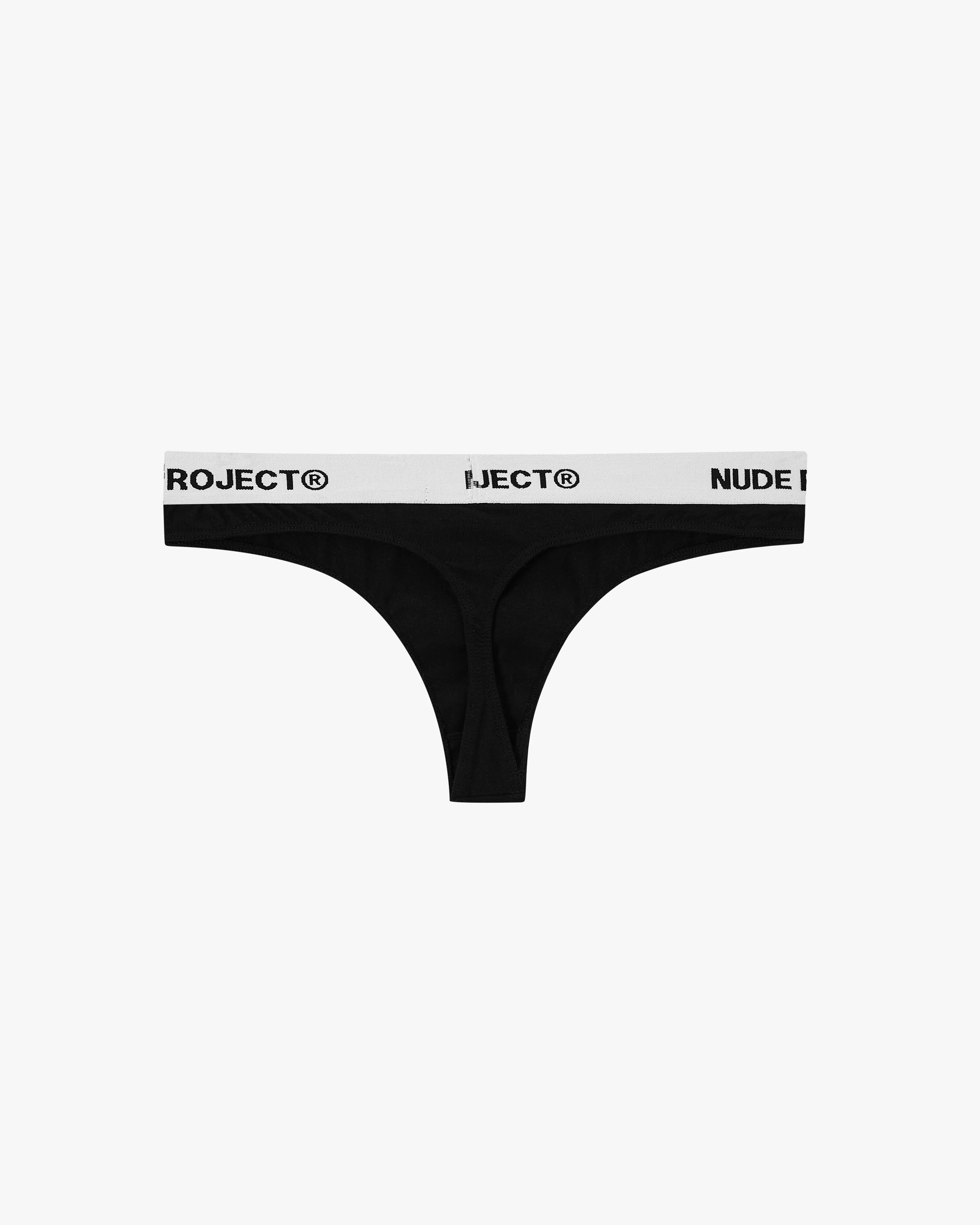 Essential Thong Black sold by Nude Project product image thumbnail 2