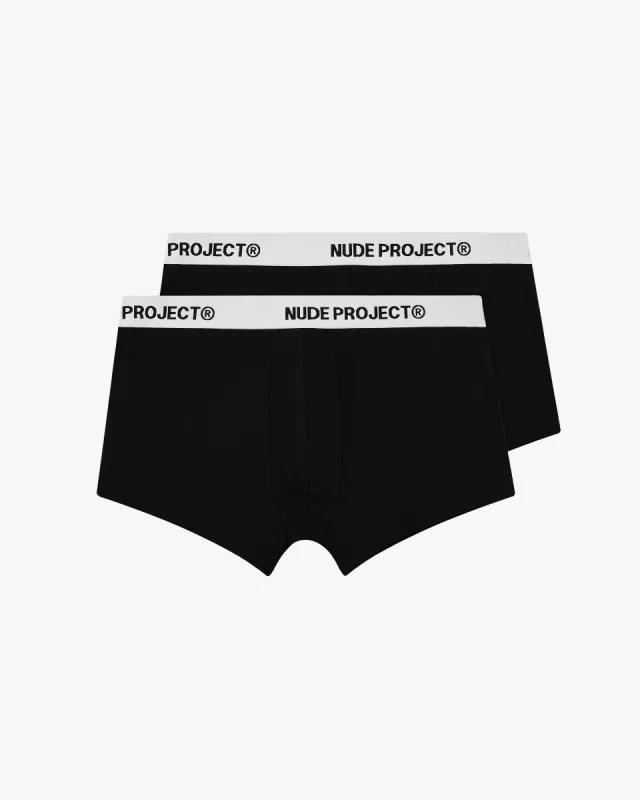 Boxer Briefs Black 2xPack sold by Nude Project