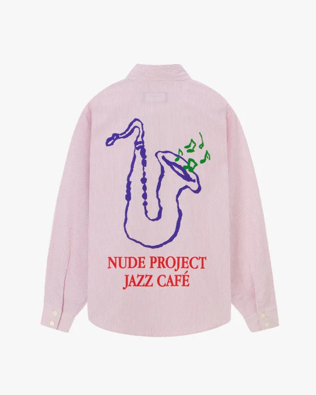 JAZZ CAFÉ SHIRT RED sold by Nude Project