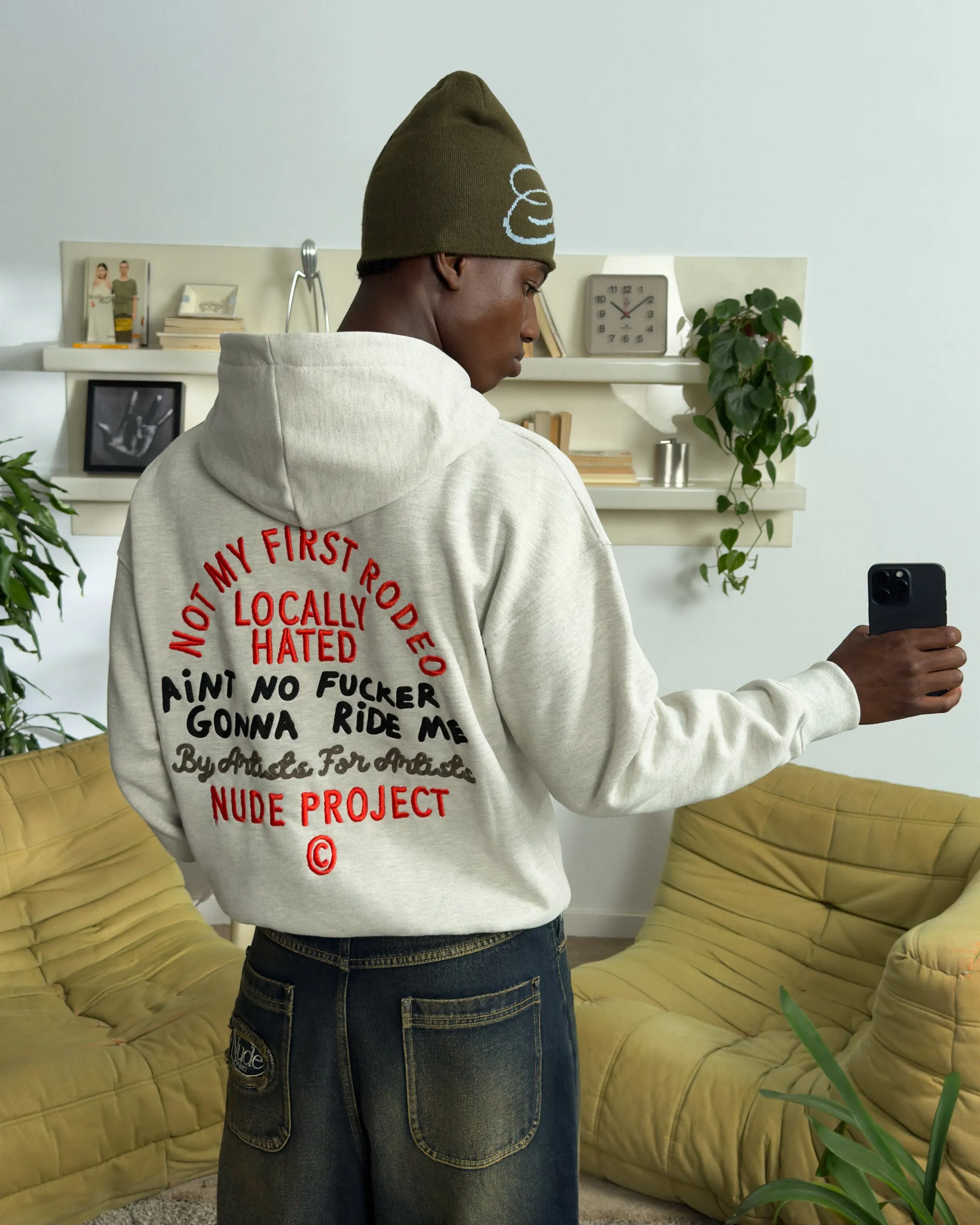 Not a Rodeo Hood Grey sold by Nude Project product image thumbnail 2