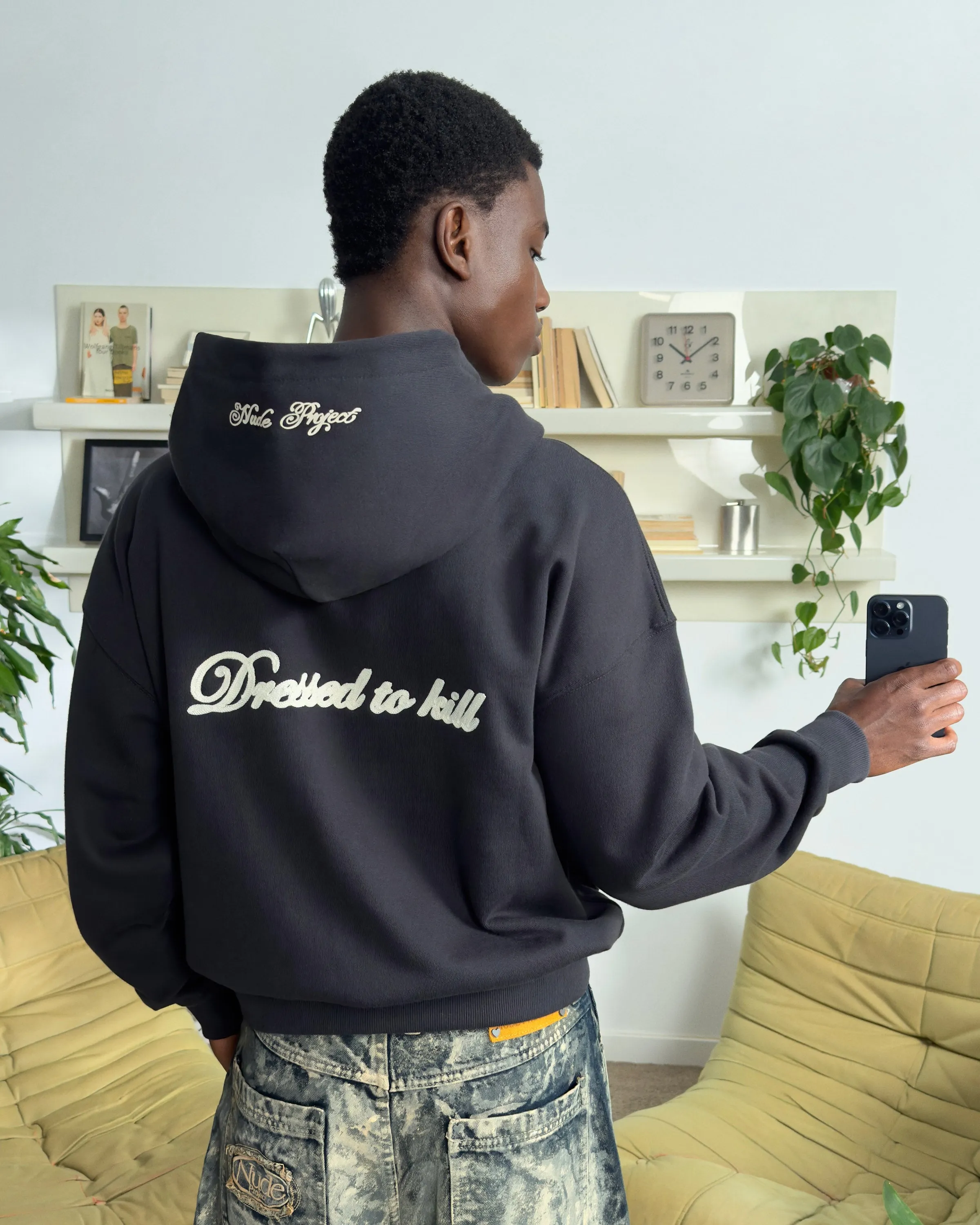 Kill Bill Zip-Up Hoodie Ash sold by Nude Project product image thumbnail 2