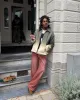 Bootcut Jeans Red sold by Nude Project